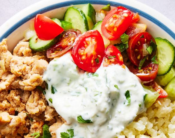 Greek Turkey Gyro Bowl