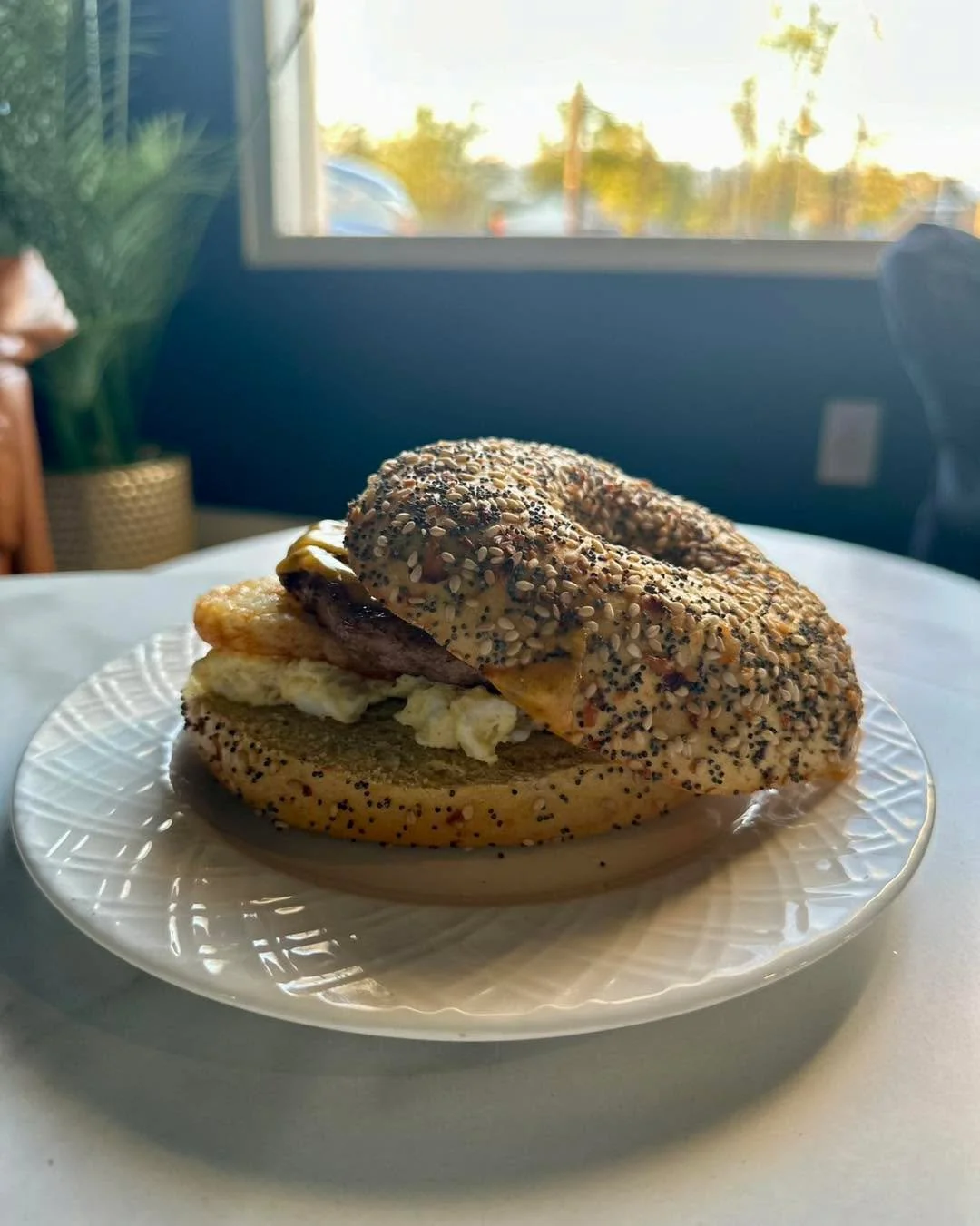 🚨 NEW BREAKFAST ITEM 🚨

Meet the Track Stack 🔥

Your choice of a bagel or croissant stacked with your choice of meat, egg, melty cheese, and topped off with a crispy hashbrown patty. It&rsquo;s the kind of breakfast that keeps you fueled and ready