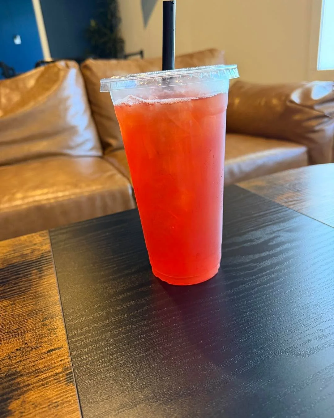 We are testing out our loaded tea flavors this week. Swing by and vote on your favorite! (Pictured: strawberry peach)