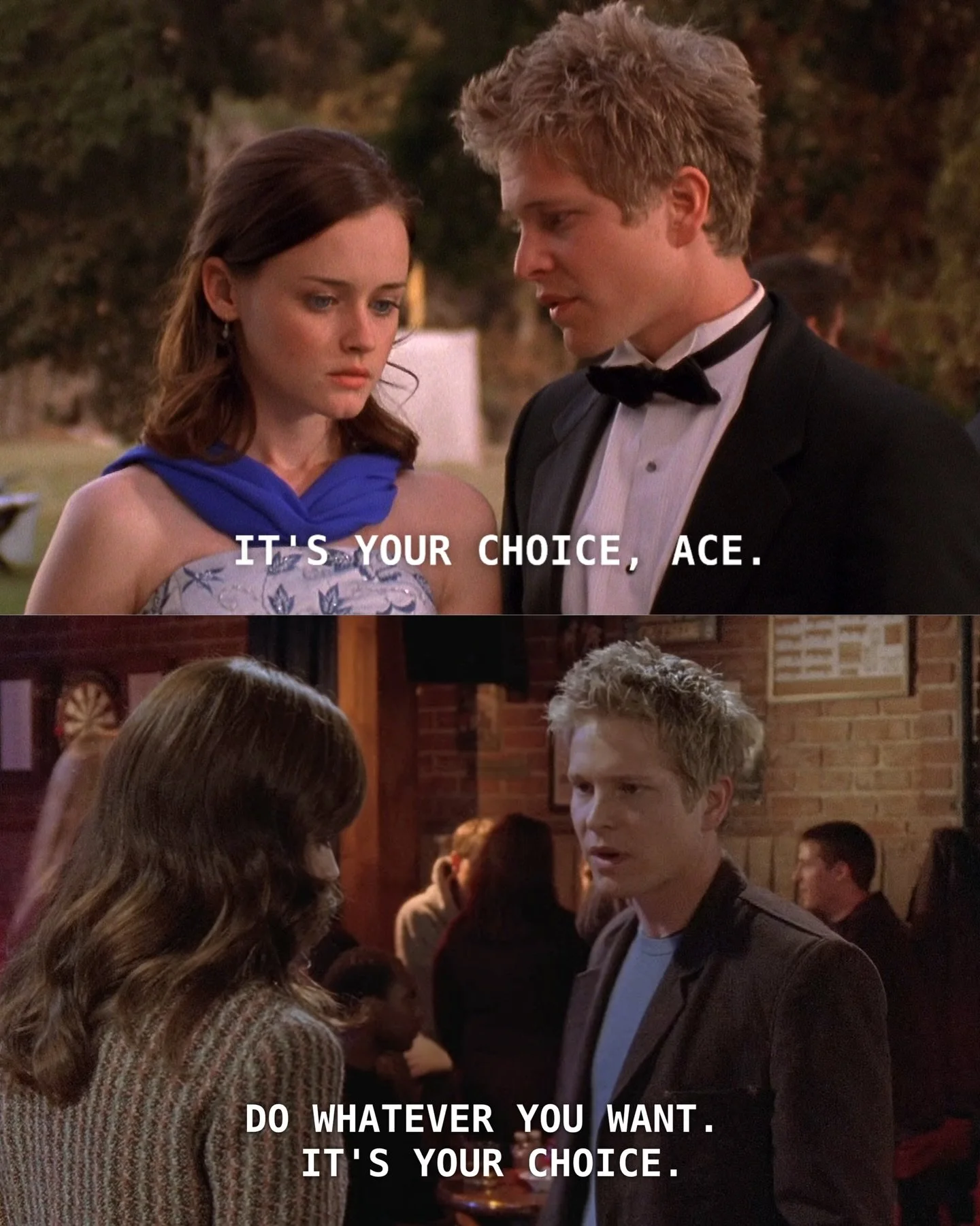 How it started 🤝 How it ended 

This week on Gilmore to Say &mdash; The Breakups: Part 2. How did we get here???? 😭 Gilmore Girls knew how to write a full circle moment, especially during a breakup 💔

Listen to our full breakdown wherever you get 
