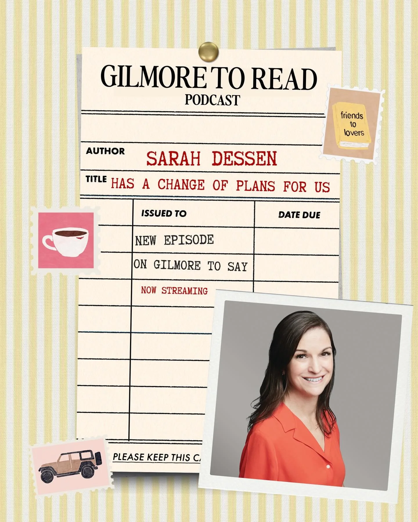 Sarah Dessen on Gilmore To Read ☕️🍳

This one is for the girls who grew up with @sdessen and for the women we became (romance readers still wanting to read Sarah Dessen) To quote Sarah, we&rsquo;ll always be teenagers in some way. 

In this ep, Sara