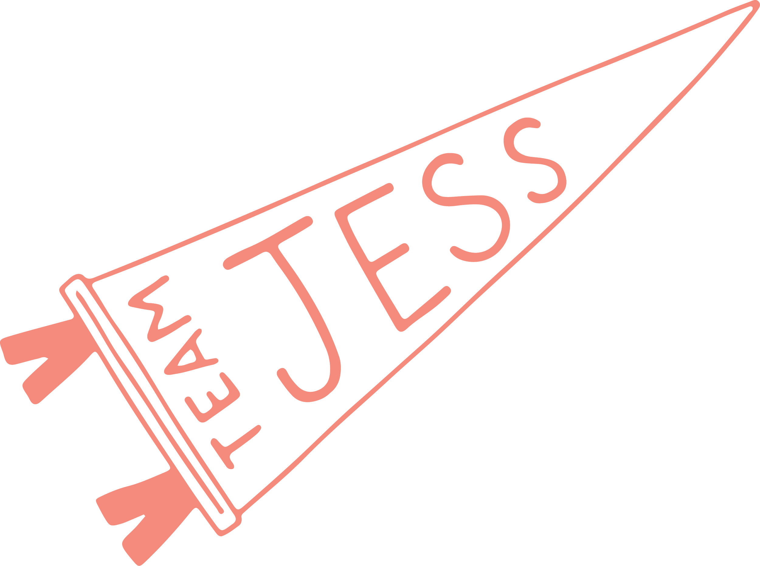 A neon pink illustration of a tube of jam labeled 'JAMS' with a tapered shape, set against a black background.