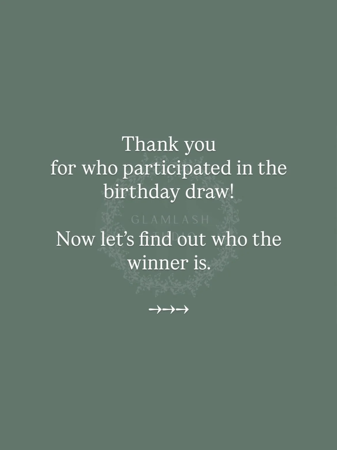 Thank you for participating the birthday draw!
I will contact the winner shortly 😊