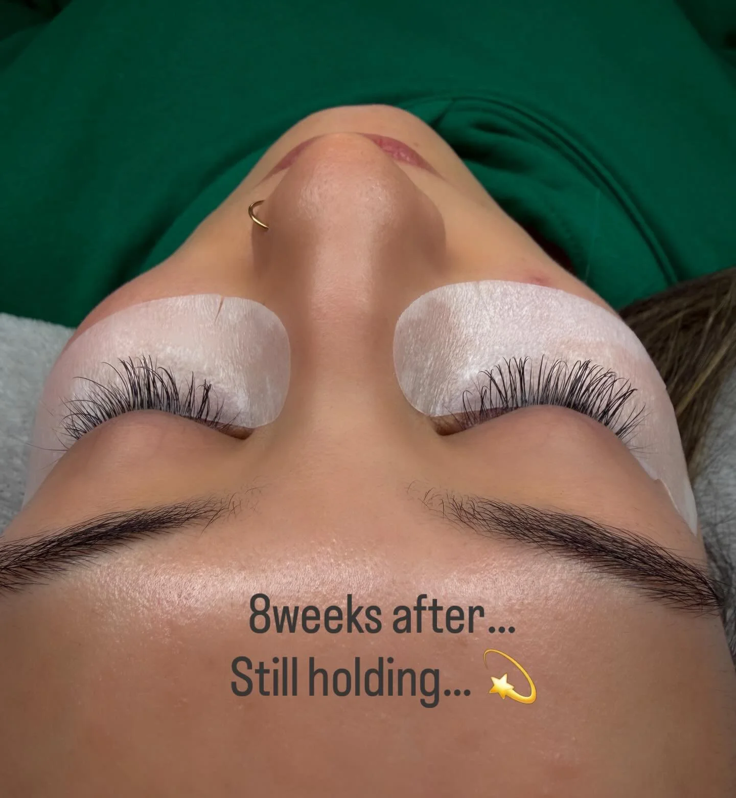 8 weeks later&hellip; still holding.

Isolation matters.
Quality matters.
Environment matters.
After care matters!

#longlastingresults #classiclashes #アデレード #マツエク