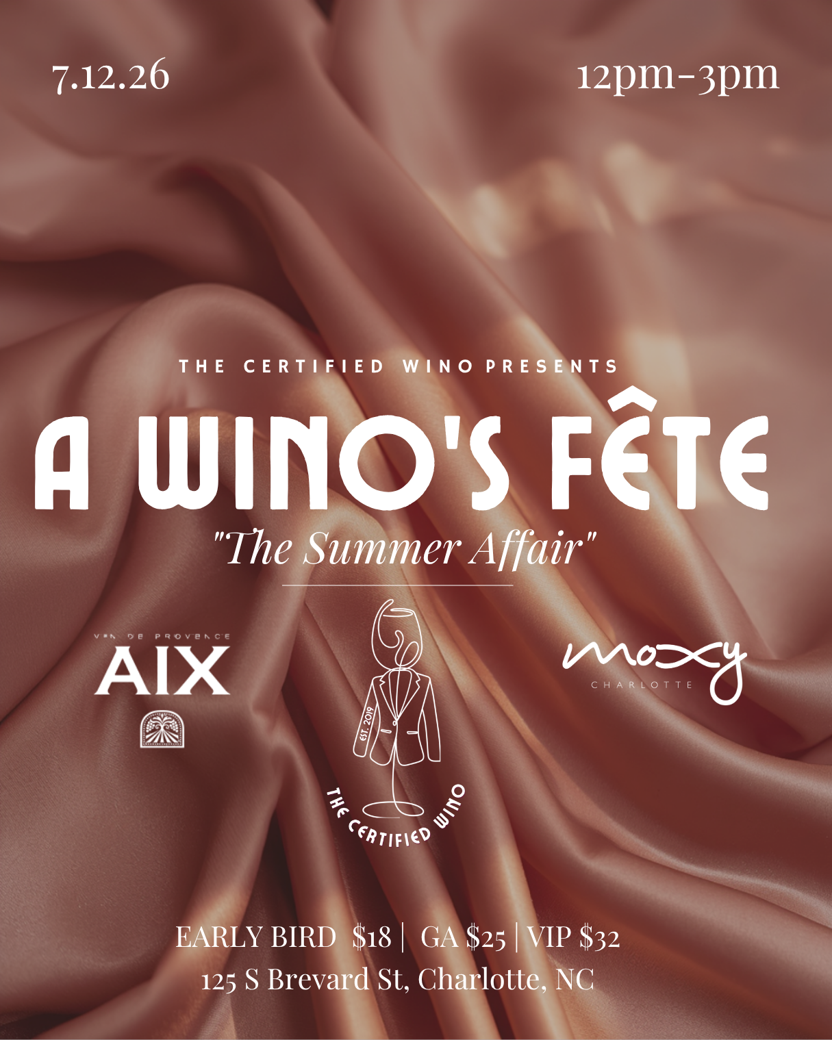 A Wino’s Fete: The Summer Affair