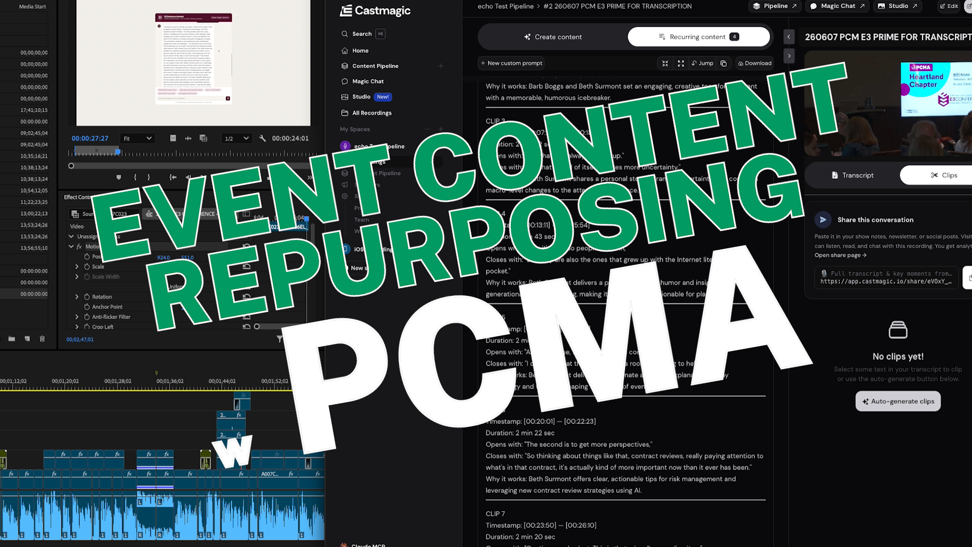 What We Built at the PCMA E3 Conference (And What Went Wrong Along the Way)