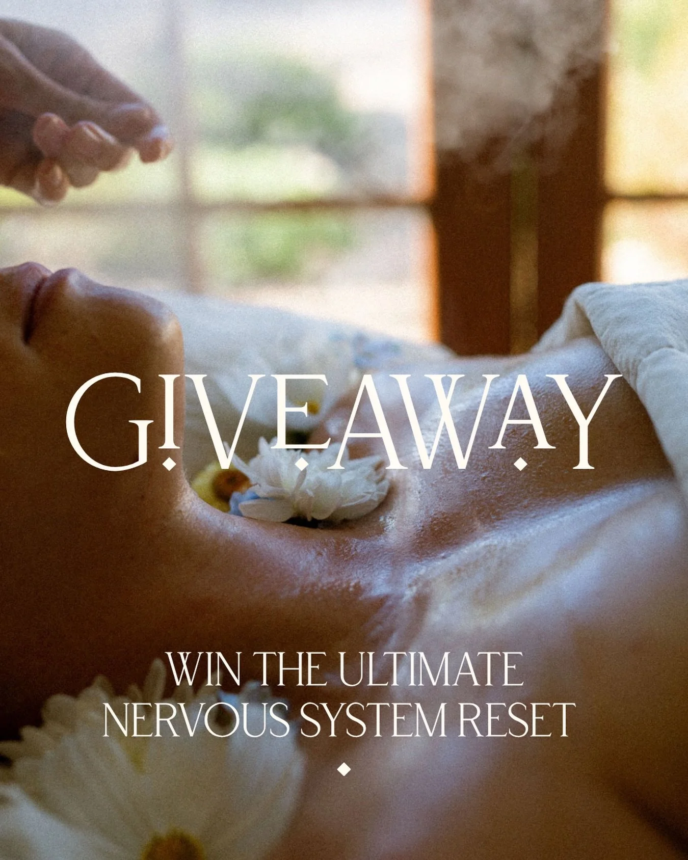 ✨ WIN THE ULTIMATE NERVOUS SYSTEM RESET 

As the world continues to shift and change at a rapid pace, there has never been a more important time to return to the natural rhythm of our breath, pause amid the chaos, and learn new ways to nourish oursel