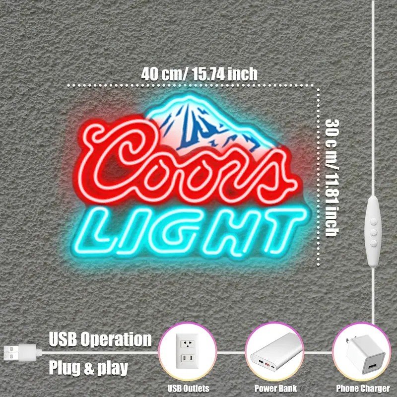 Coors Light Neon Sign