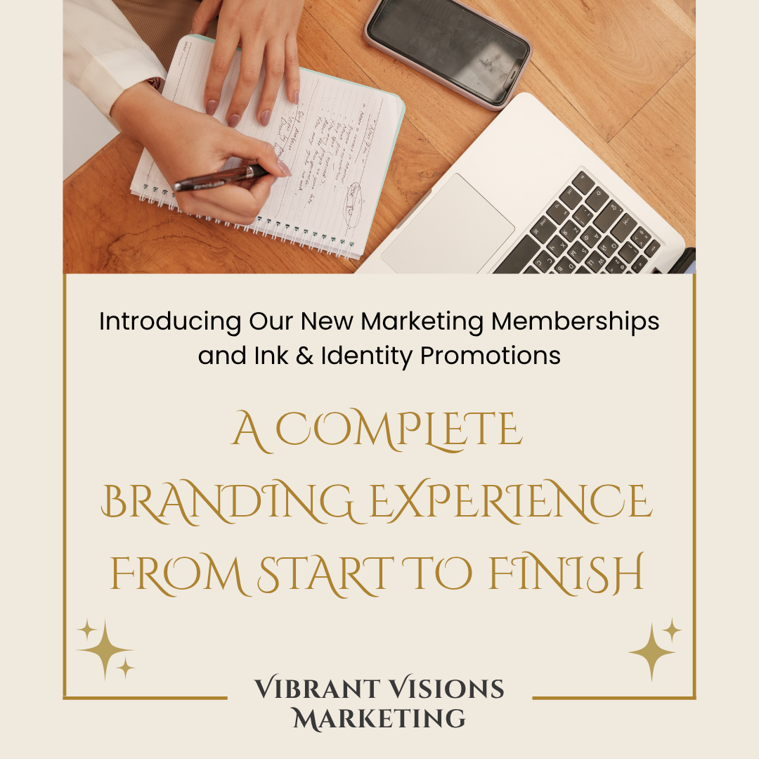 Introducing Our New Memberships &amp; Ink &amp; Identity Promotions