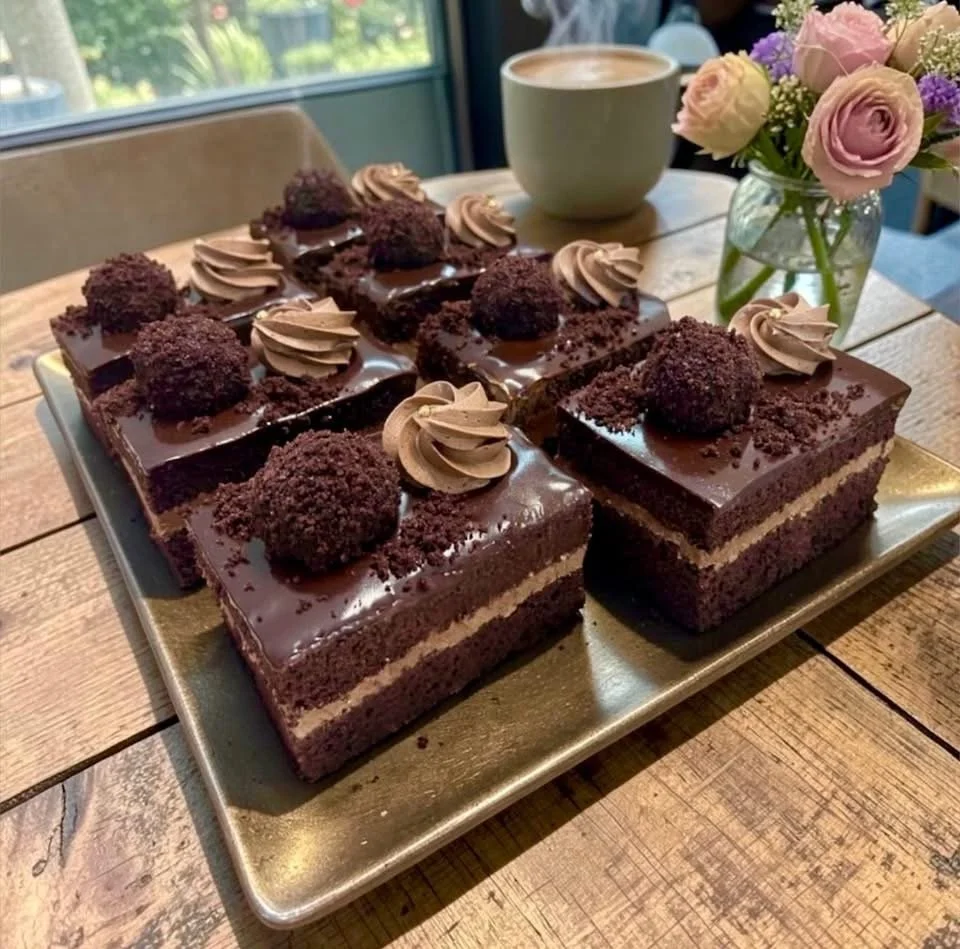 Chocolate mini cakes  “ Prague “ (Minimum order from 6 pcs)