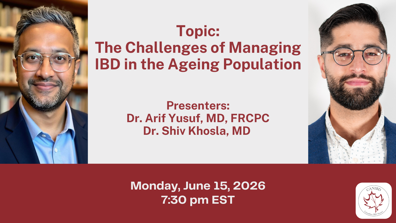 Webinar: The Challenges of Managing IBD in the Ageing Population