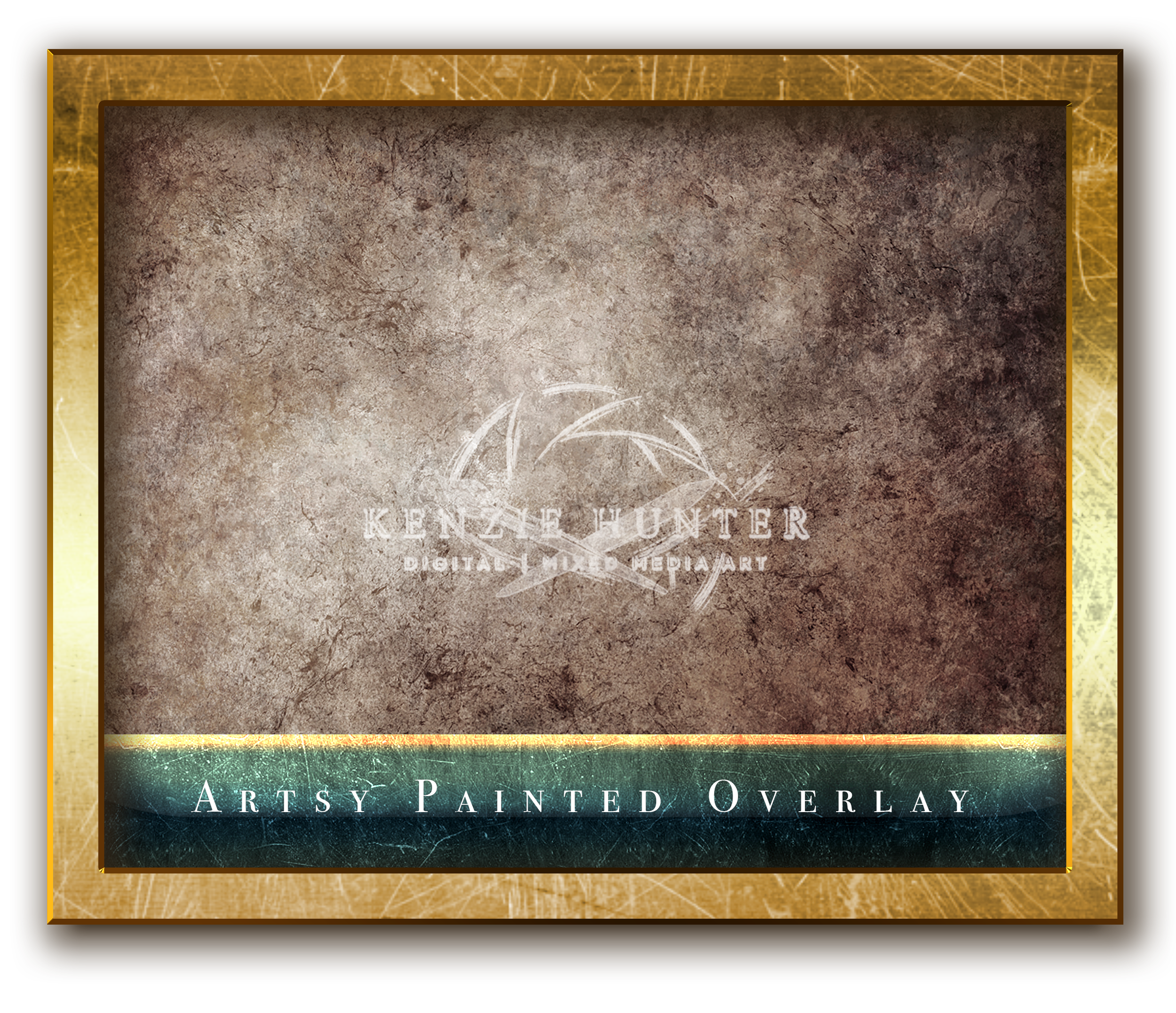 Artsy Painted Backdrop/Overlays