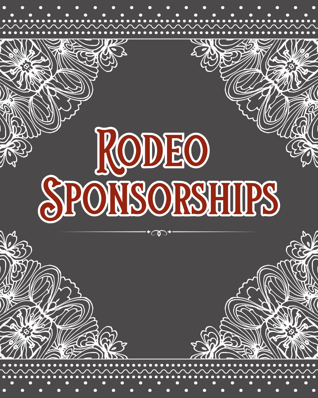 Rodeo sponsorships