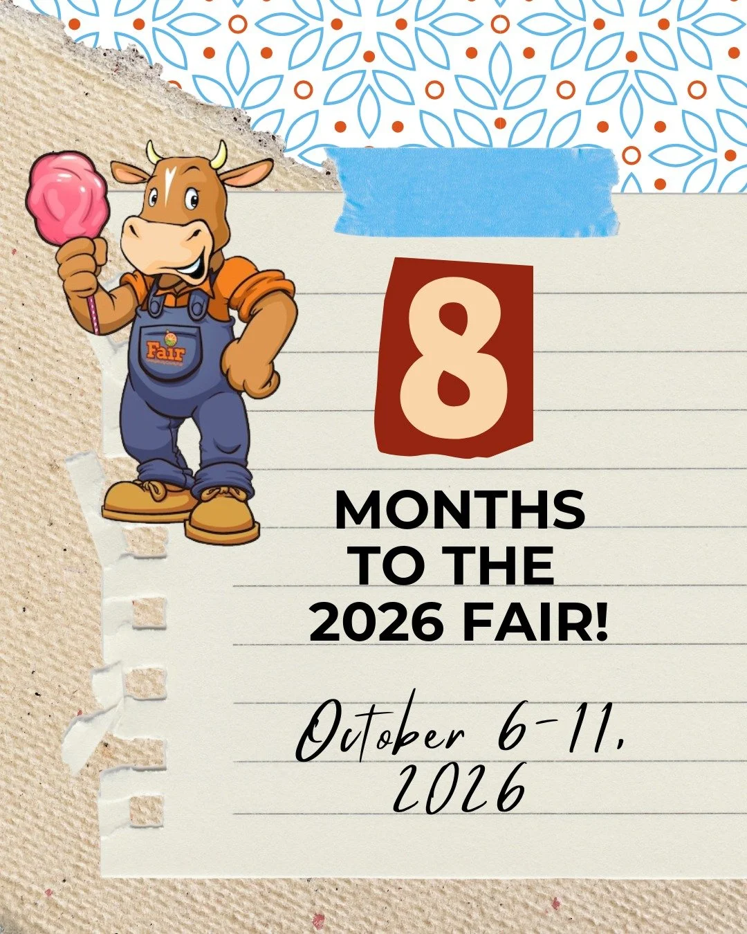 We're counting down the days to fall fun and fair food! Save the date for October 6-11.