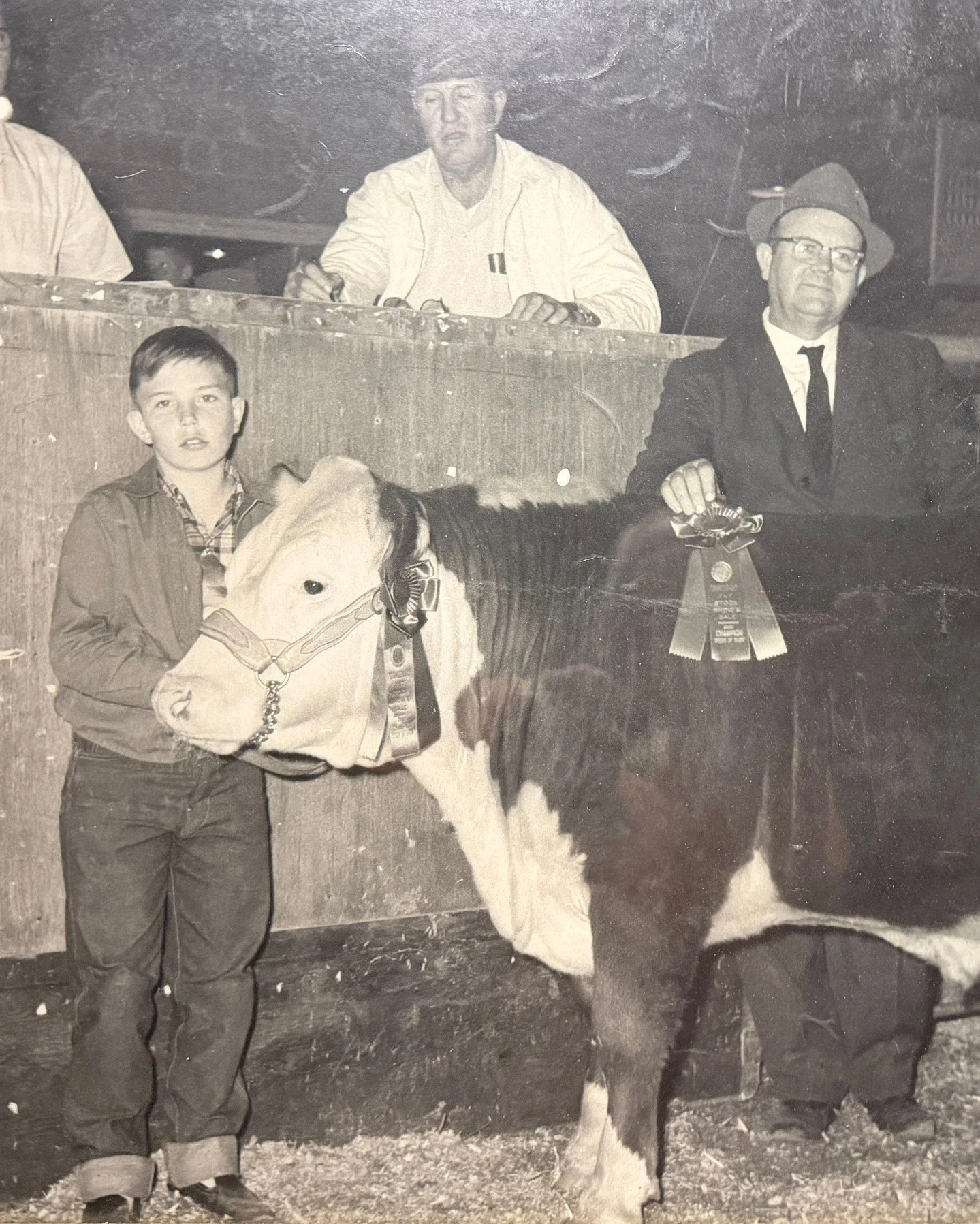 Our competitive shows at the annual Orangeburg County Fair are a long-standing tradition, and one that we remain very proud of today. Here, Jack Davis of Bowman, SC, shows off his Grand Champion steer back at the 1966 fair! 

Who else grew up showing