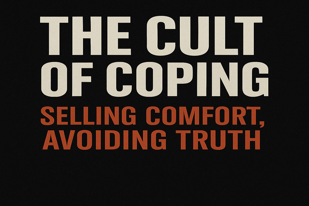 The Cult of Coping: Selling Comfort, Avoiding Truth.