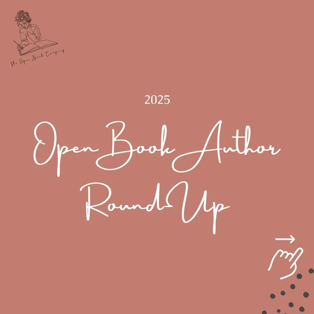 Around here we celebrate ALL stages of the writing process, not just the BIG wins. 

BUT...when there are BIG wins, we like to roll out the virtual red carpet a bit and cheer those on, too. 

🎉The 2025 Open Book Author Round Up is here. 🎉

Congrats