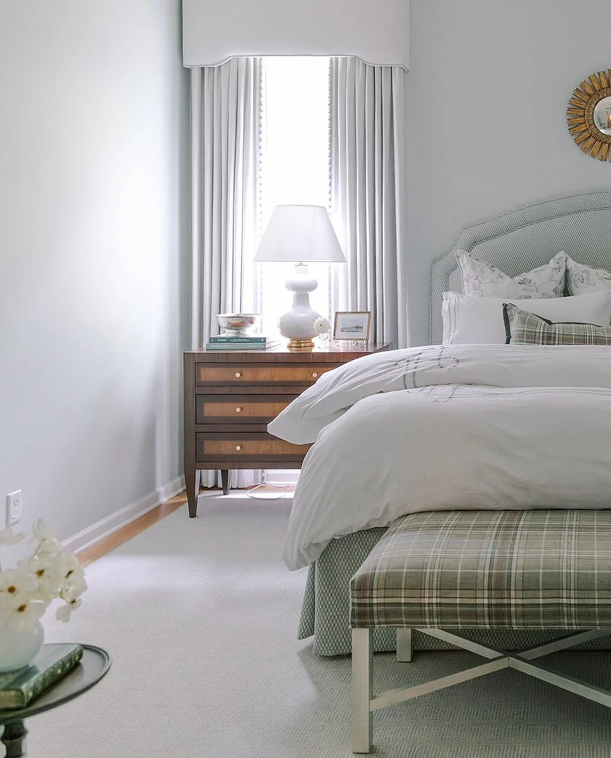 What long weekend dreams are made of ☁️

A recently completed master bedroom that is full of pretty layers and is worthy of hitting the snooze button a few times today!