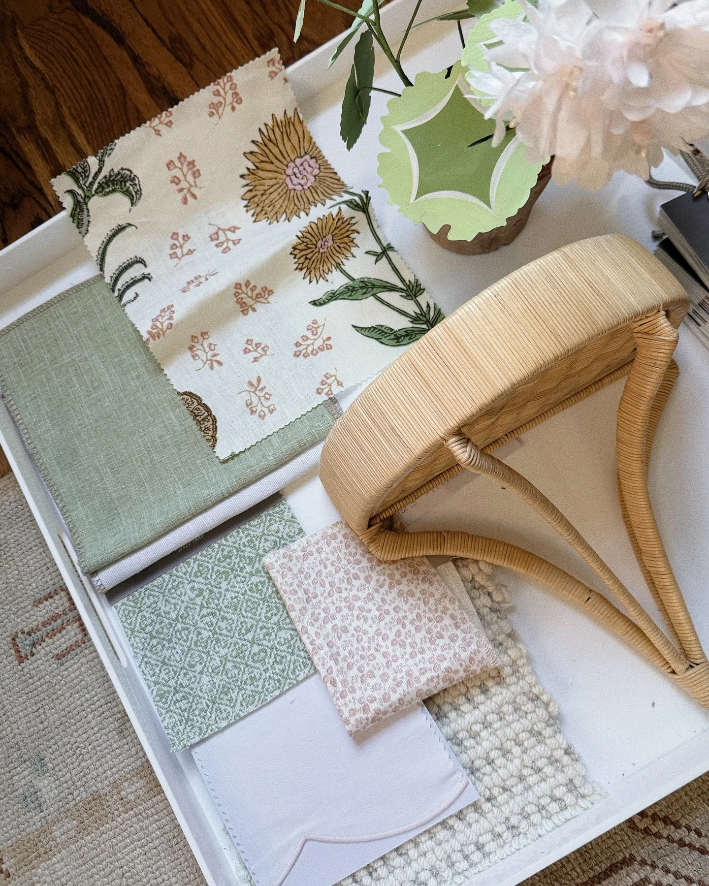 Love month is here!! Sneak peek at something very sweet getting installed at the end of this month 🌸

Finalizing every tiny detail with our workrooms to bring it all together in time for a newborn photoshoot&hellip;
Few things will get your rear in 