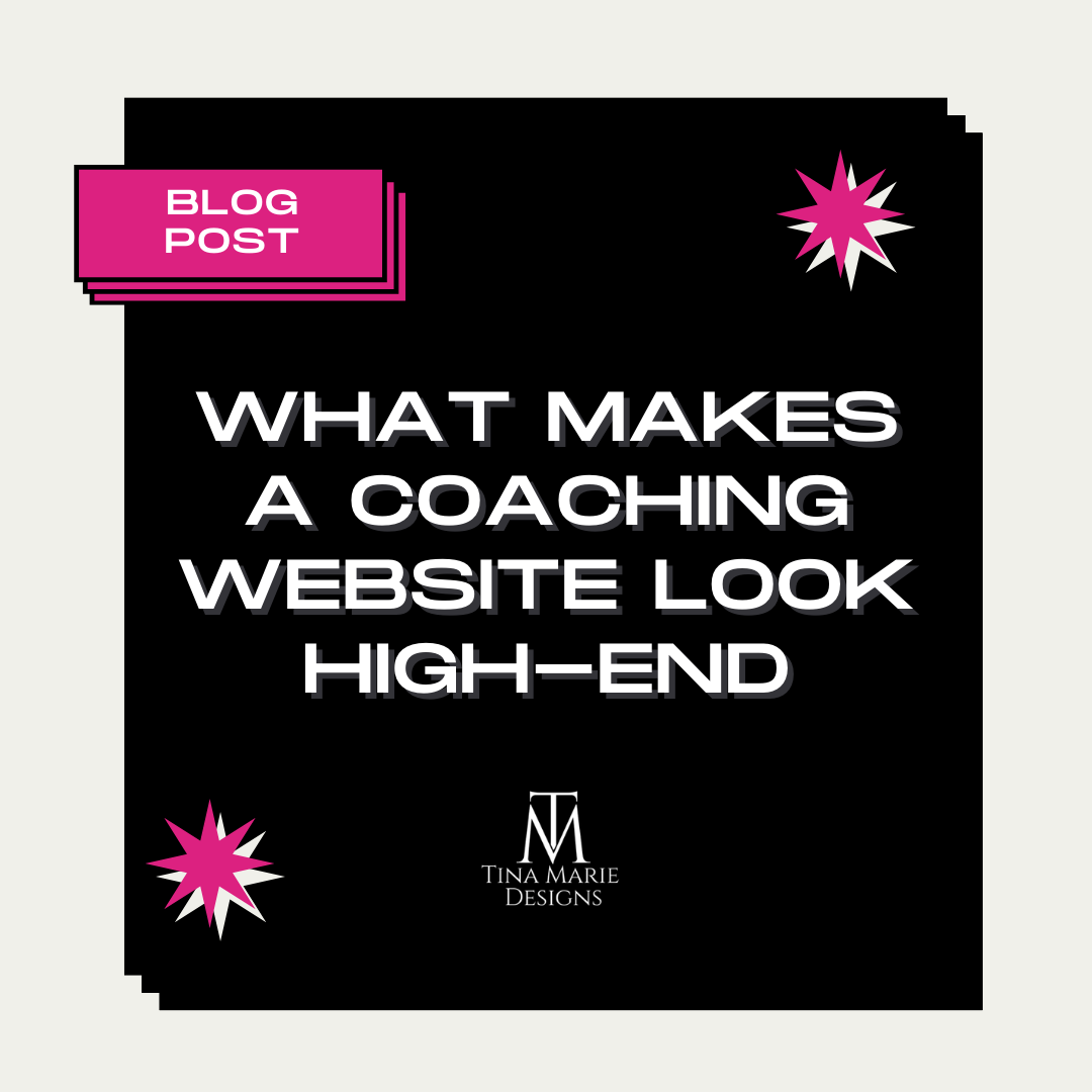 How to Make Your Coaching Website Look High-End