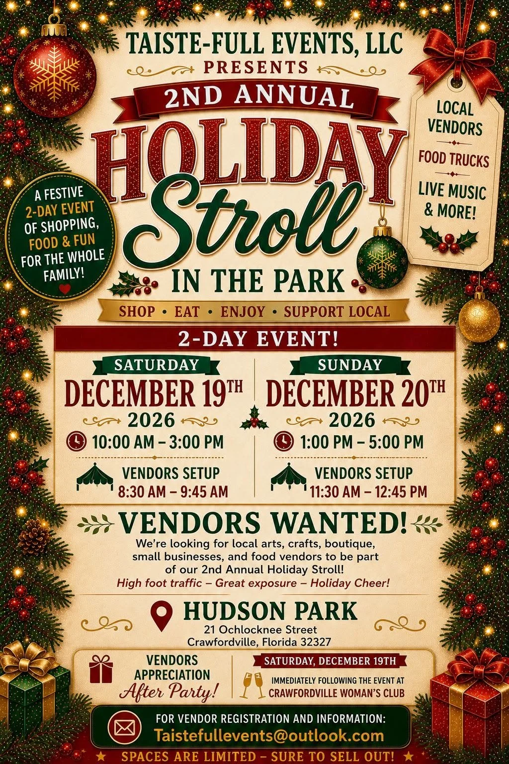 Holiday Stroll In The Park (Day 1)
