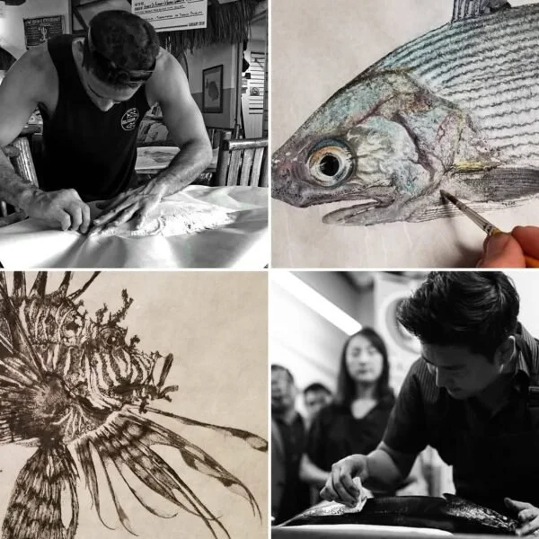 Gyotaku Collab w/ Hawaiian Artist Desmond Thain