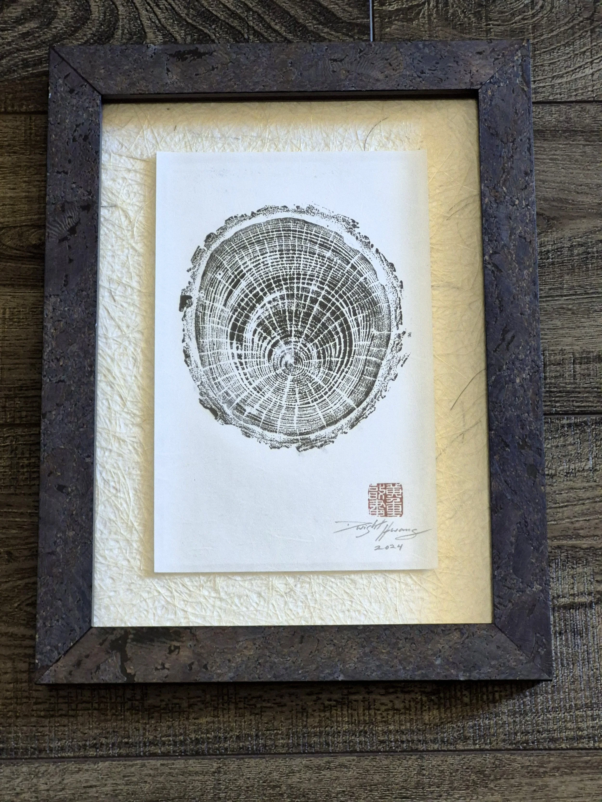 Tree Round 10.5x14" - 2026 (FRAMED)