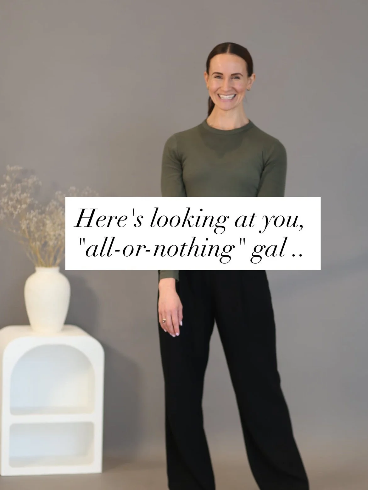 Bring your &quot;all or nothing&quot; version (and all the others) back into balance with this game changer of a wellness masterclass 

Next Wednesday 22 October, 10:30am (replay available) 

Link in bio x 

#wellnessmasterclass #freewellnesasterclas