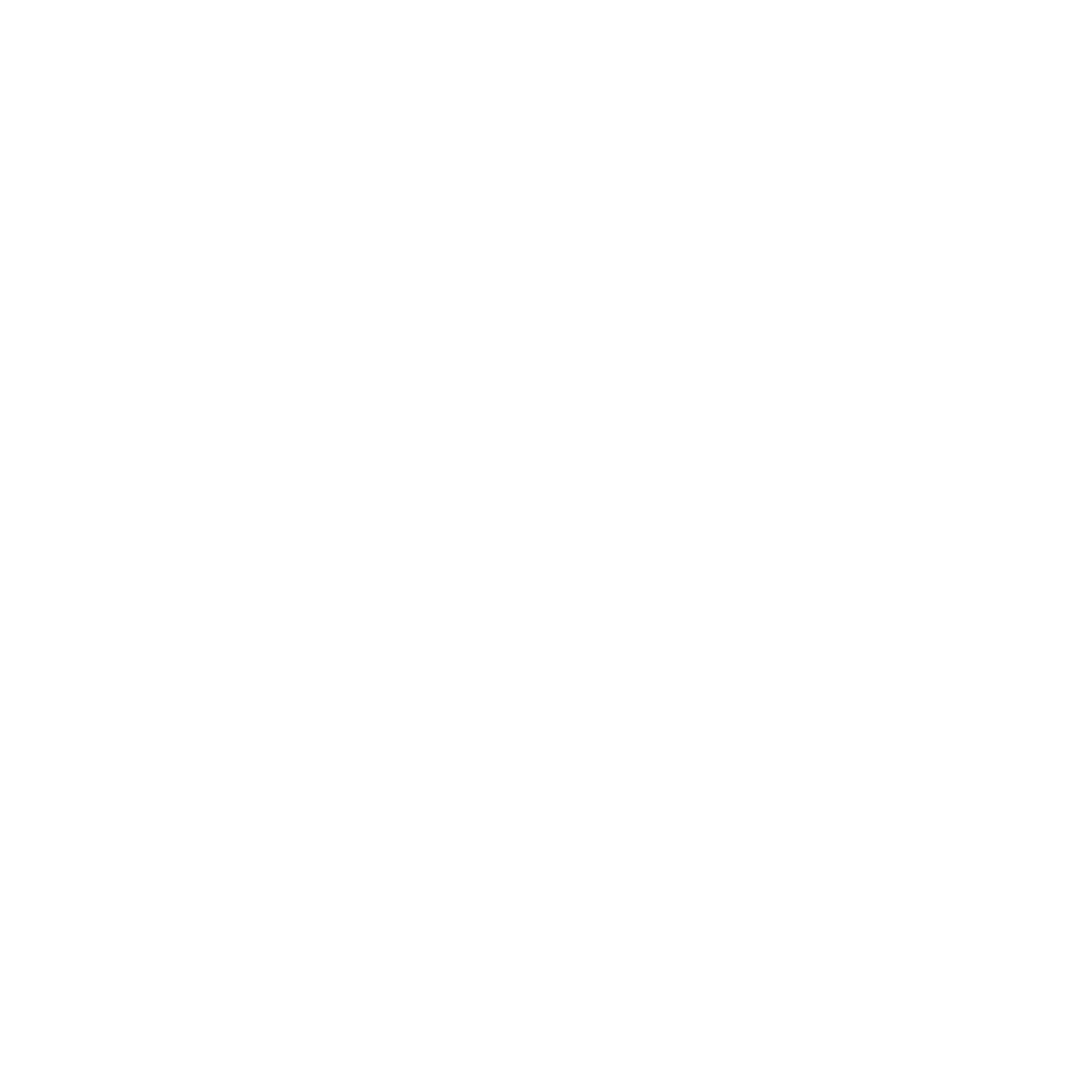 Black background with a white outlined Christmas star with five points and a leafy pattern at the center.