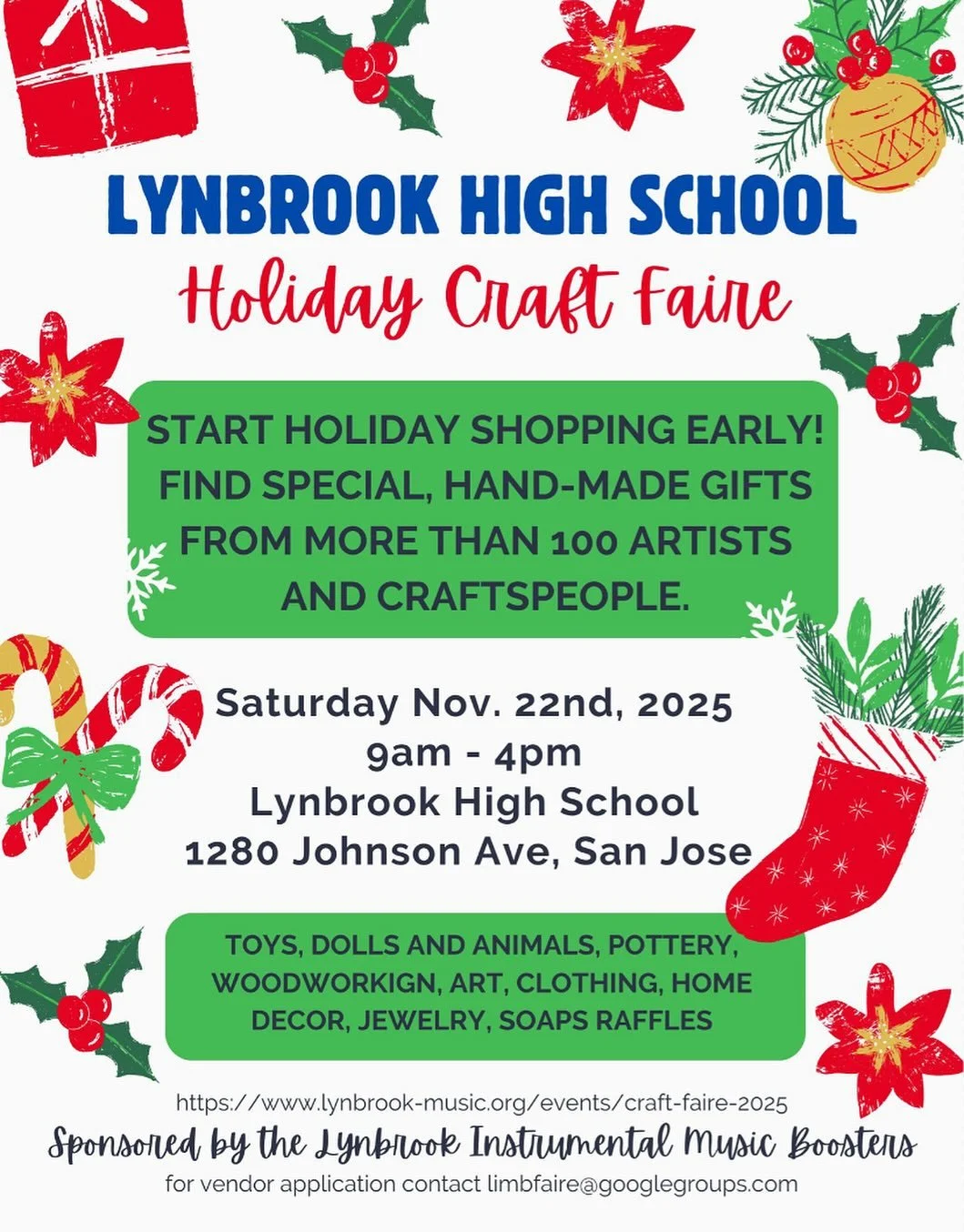 Join me at the end of the month for my last November Event. I will be back to Lynbrook High School in San Jose. Hope to see you there! #lynbrookhighschool