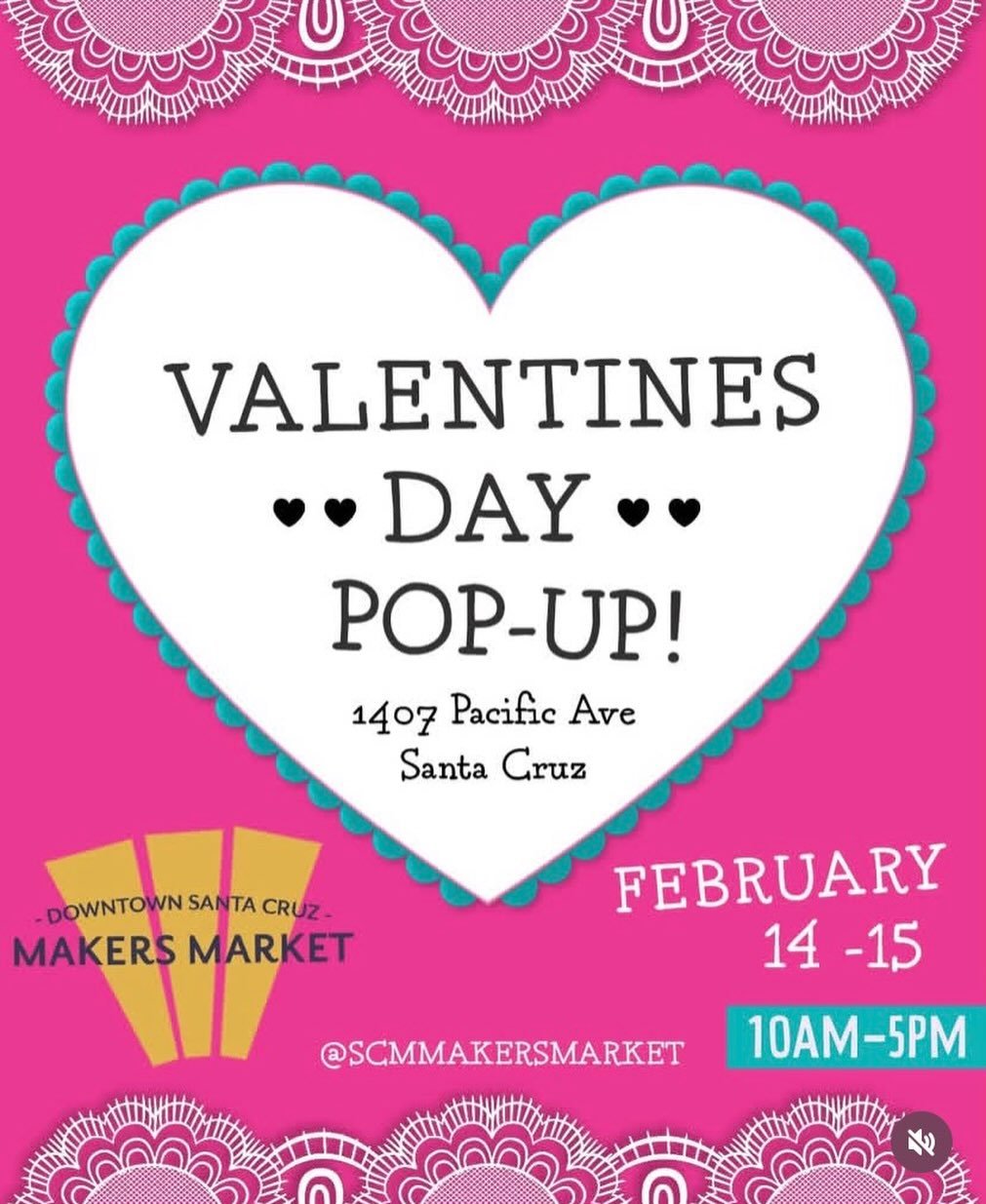I&rsquo;m a Vendor! 

💗Valentines Day Pop Up
👉Sat &amp; Sun Feb 14th - 15th 
📍1407 Pacific Ave, Santa Cruz 
⏱️10am - 5pm 

@scmmakersmarket @eventsantacruz