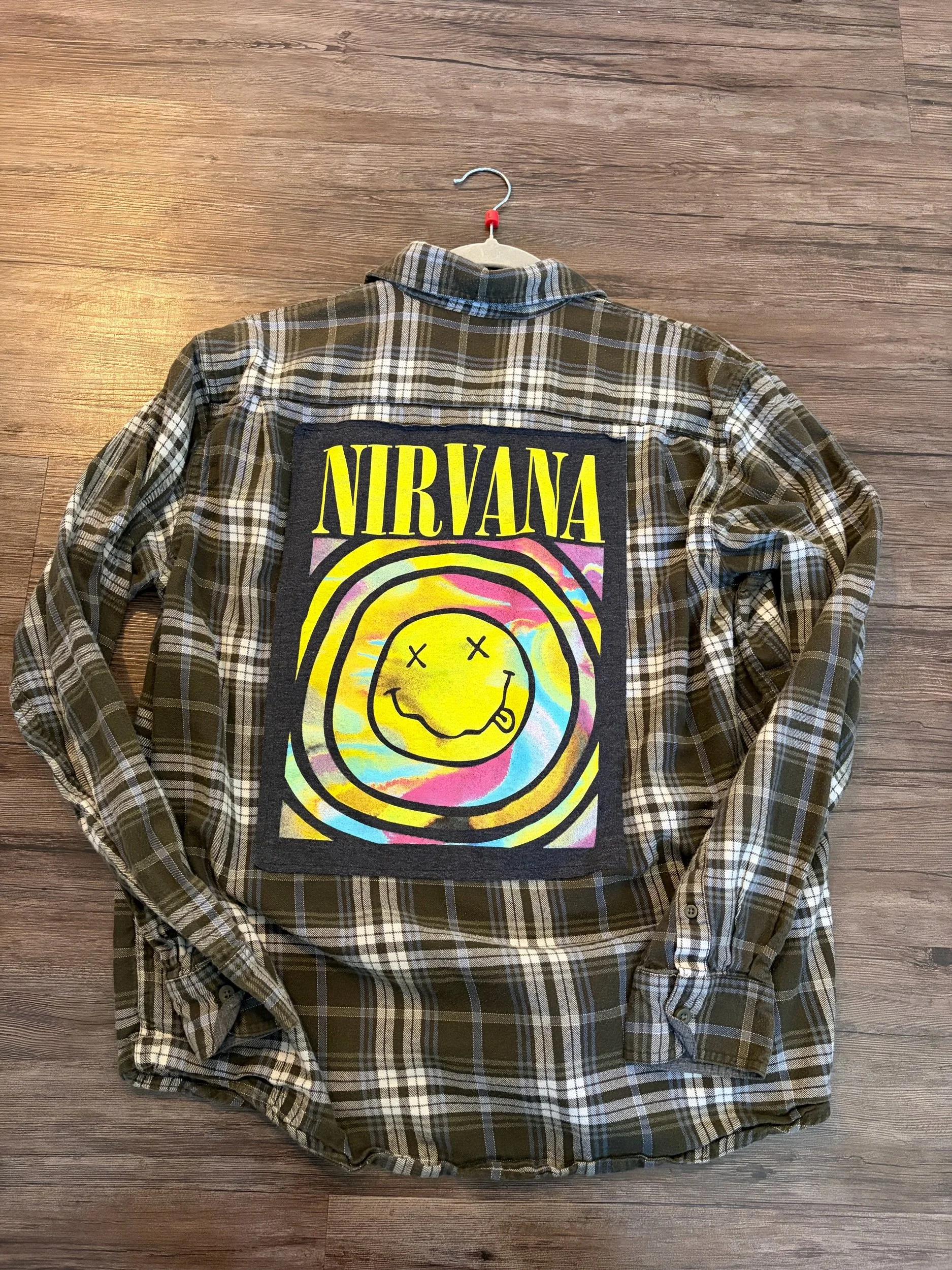 Upcycled Nirvana Large Flannel