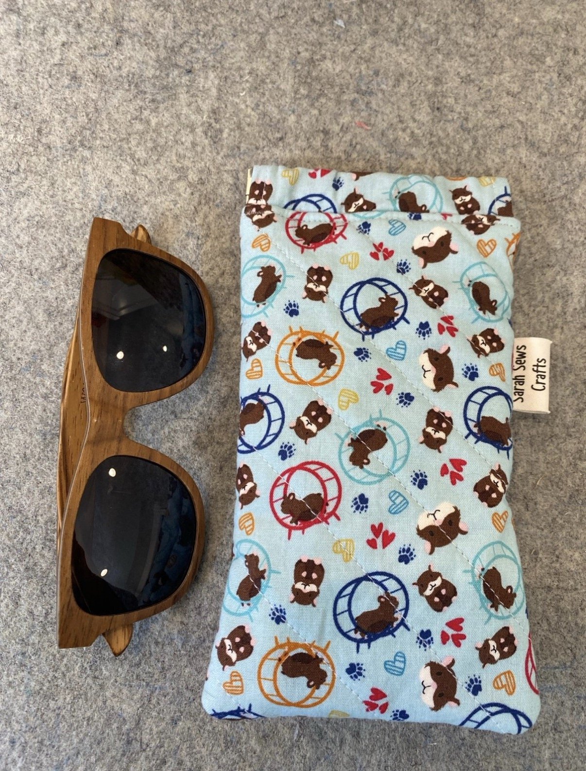 Guinea Pigs Sunglass Pouch