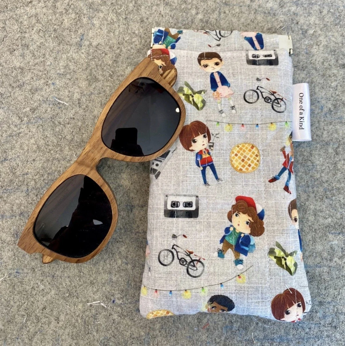 Stranger Things Inspired Sunglass Pouch