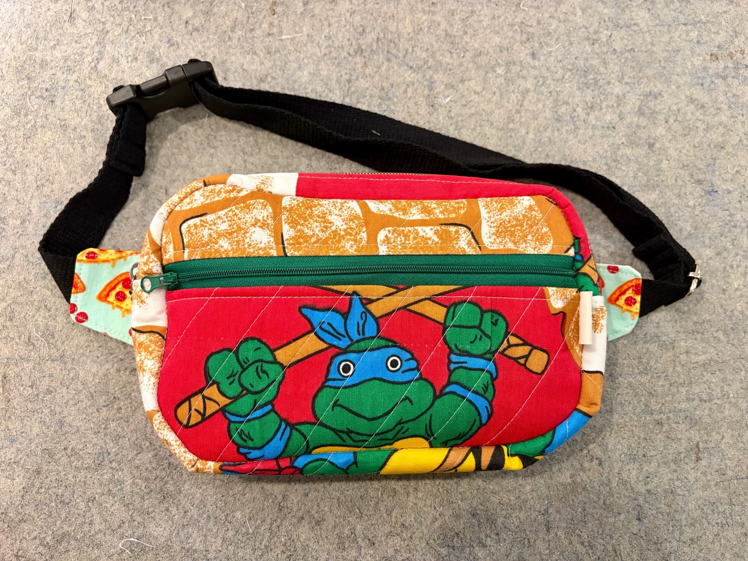 Upcycled Teenage Mutant Ninja Turtles Fanny Pack