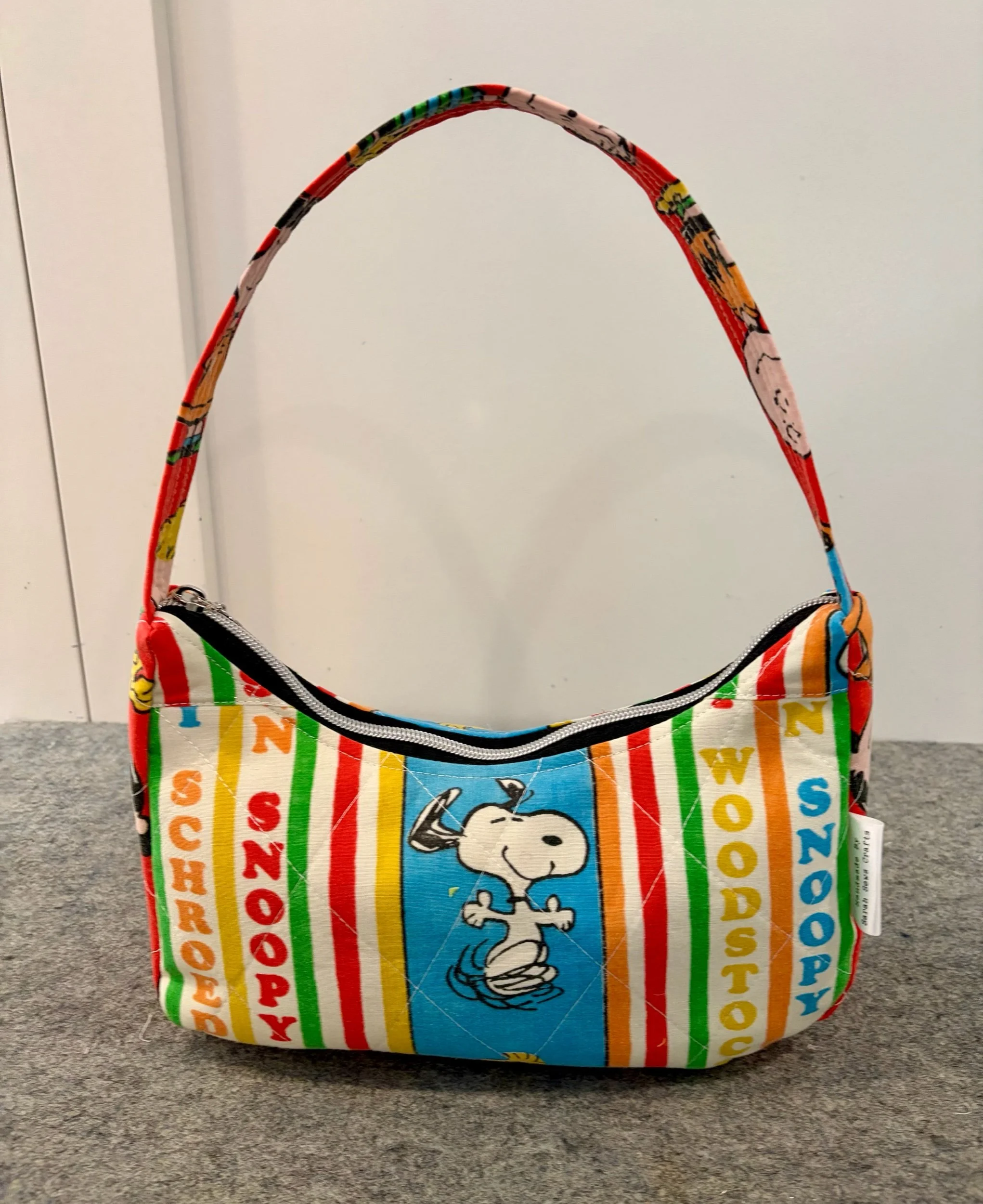 Upcycled Peanuts Shoulder Bag