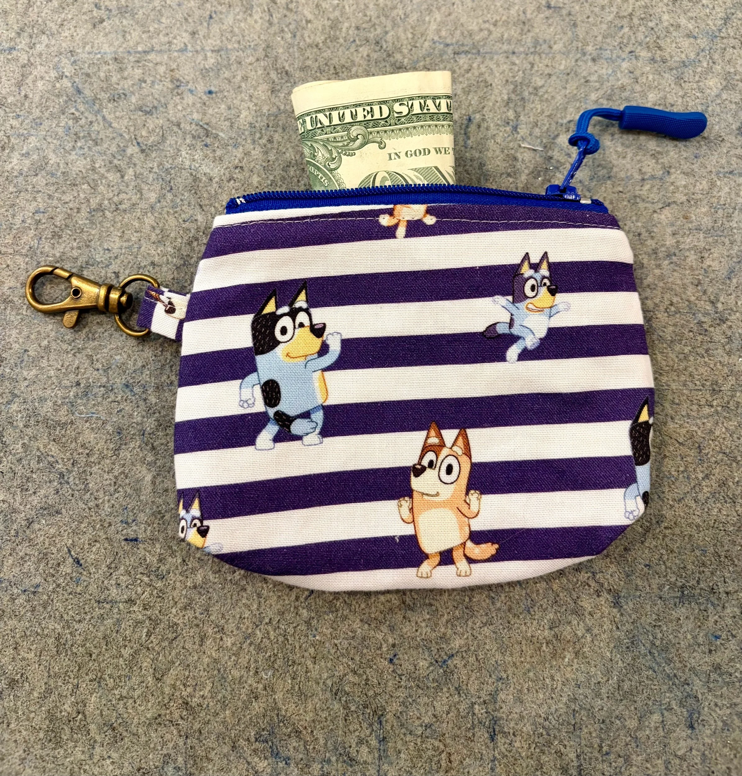Bluey Small Zippered Pouch