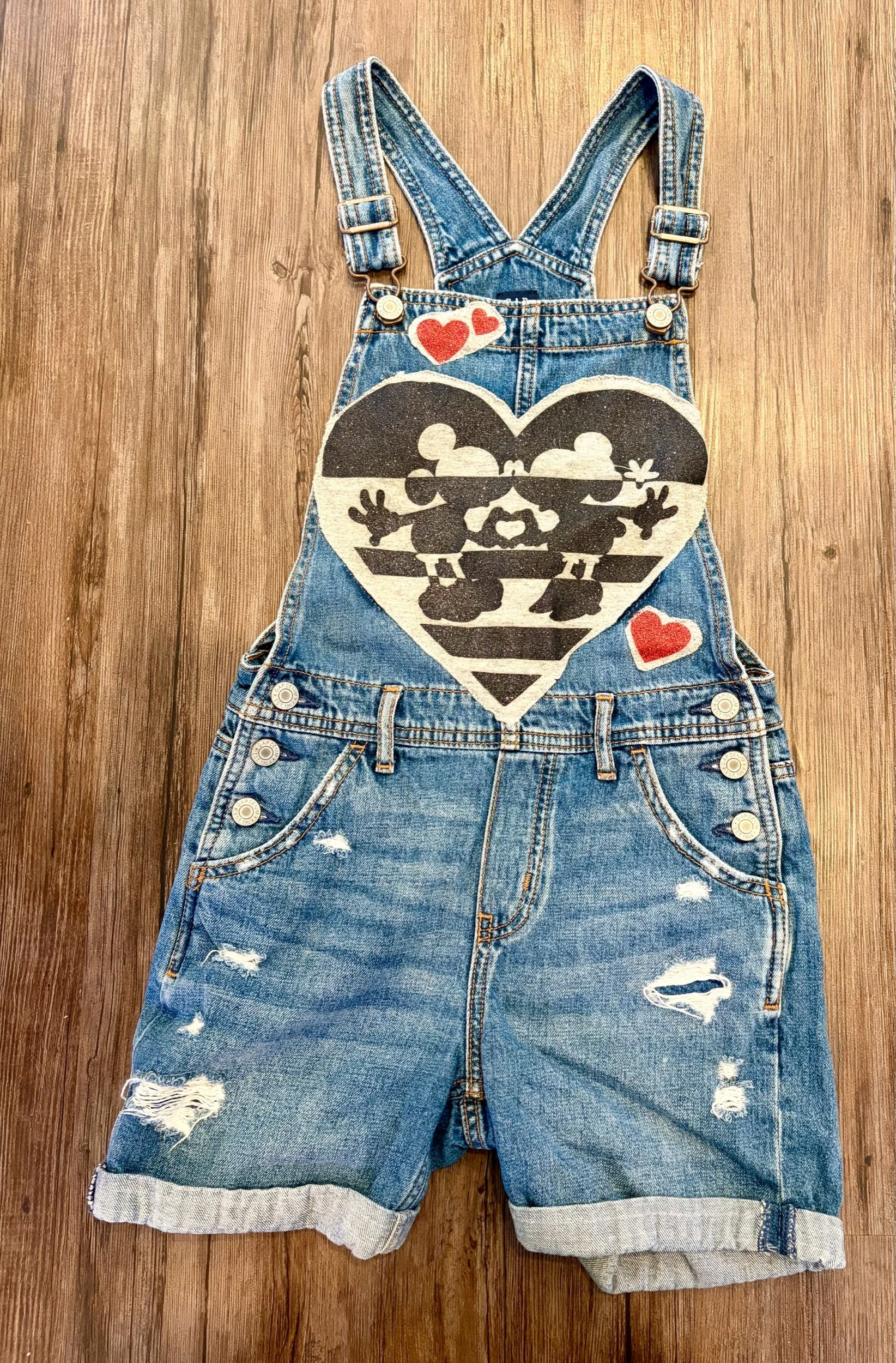 Upcycled Disney Overall Shirts