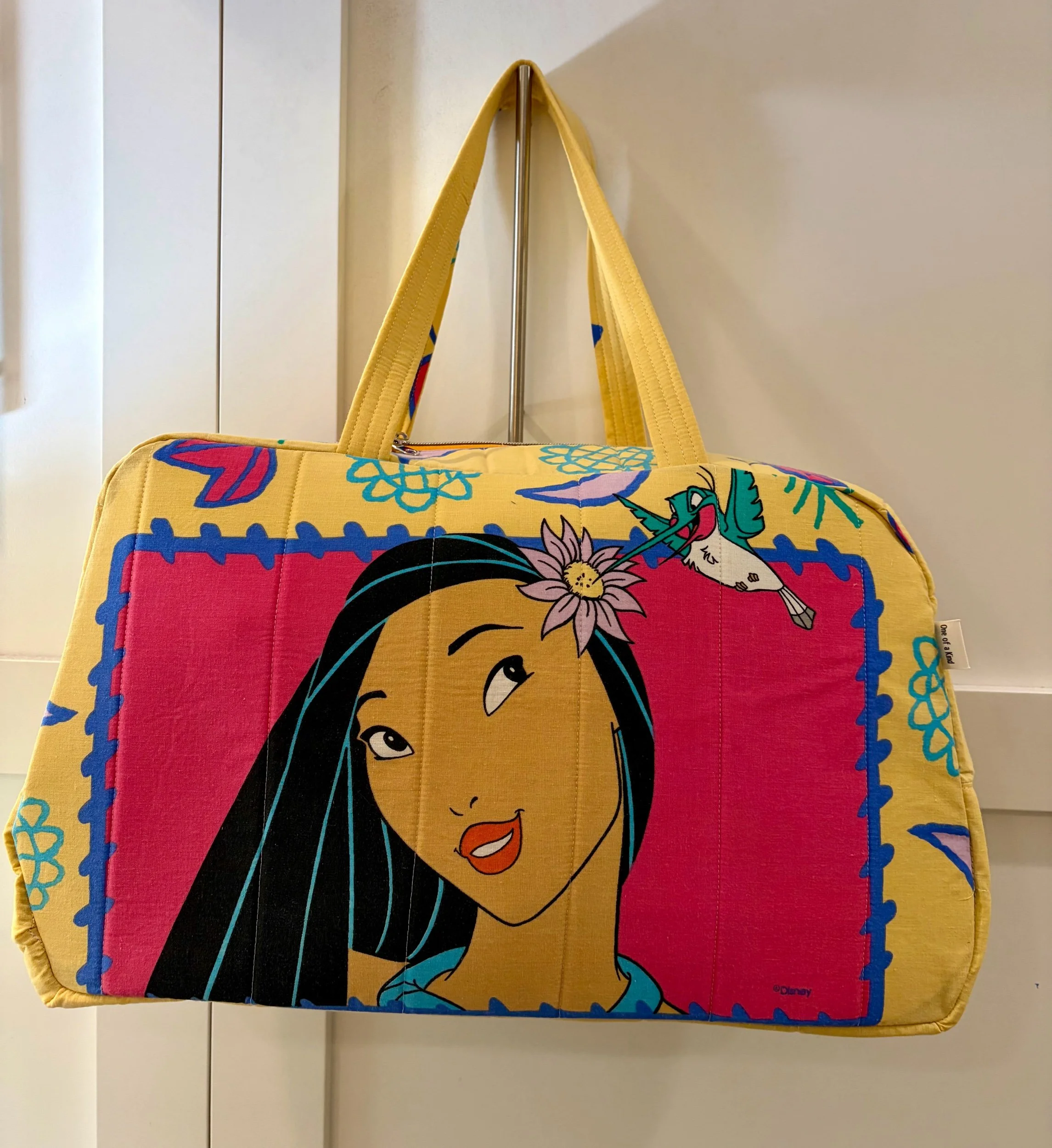 Upcycled Disney Pocahontas Travel Bag
