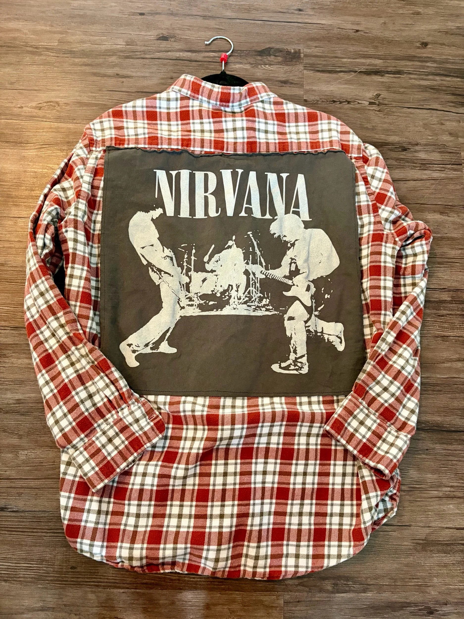 Upcycled Nirvana Large Flannel