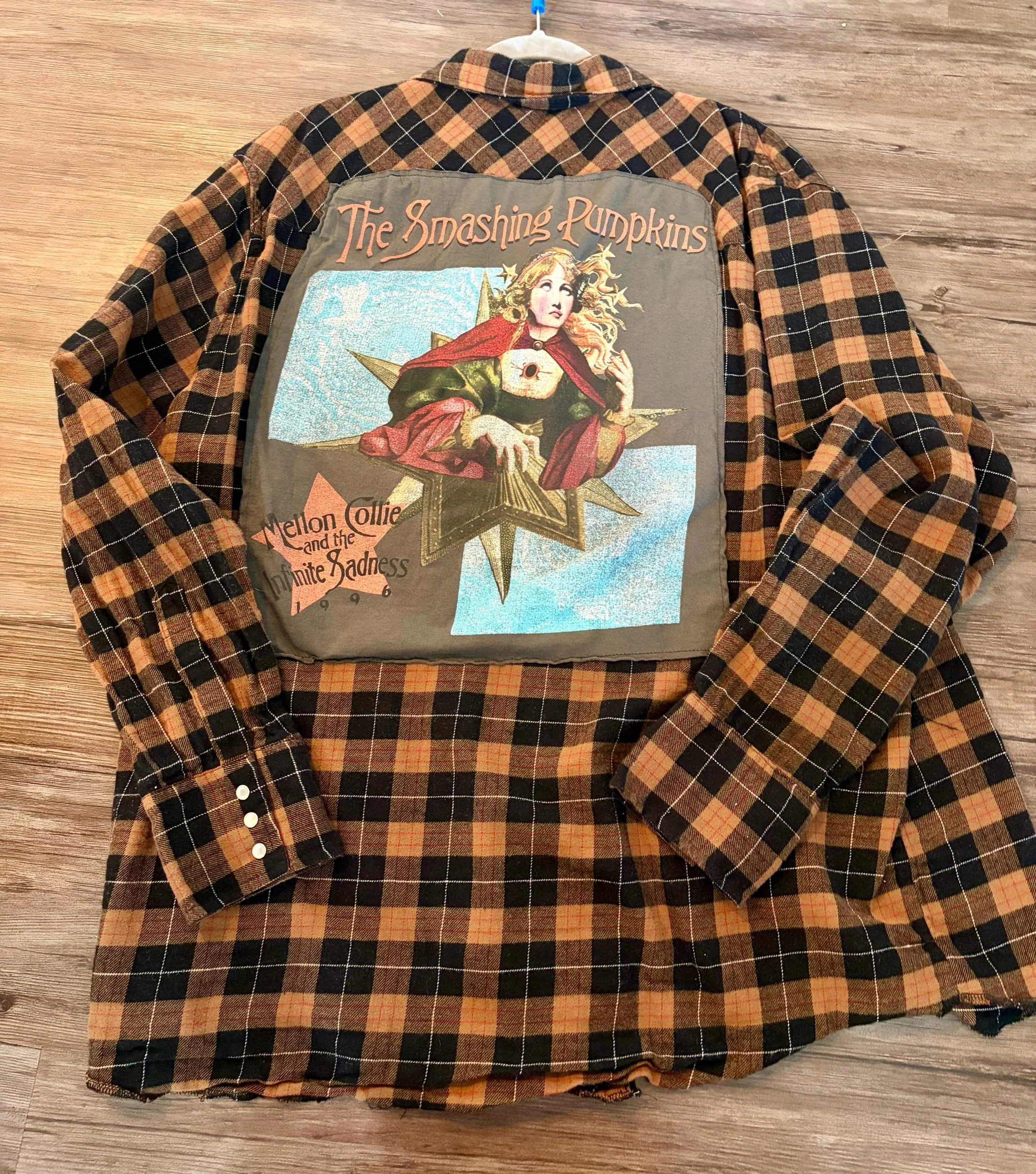 Upcycled Smashing Pumpkins 2XLarge Flannel