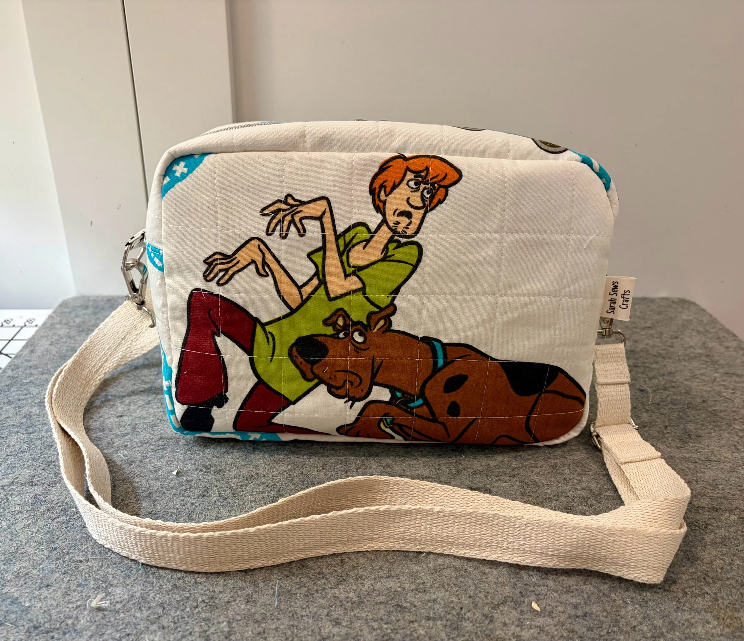 Upcycled Scooby Doo Crossbody Bag