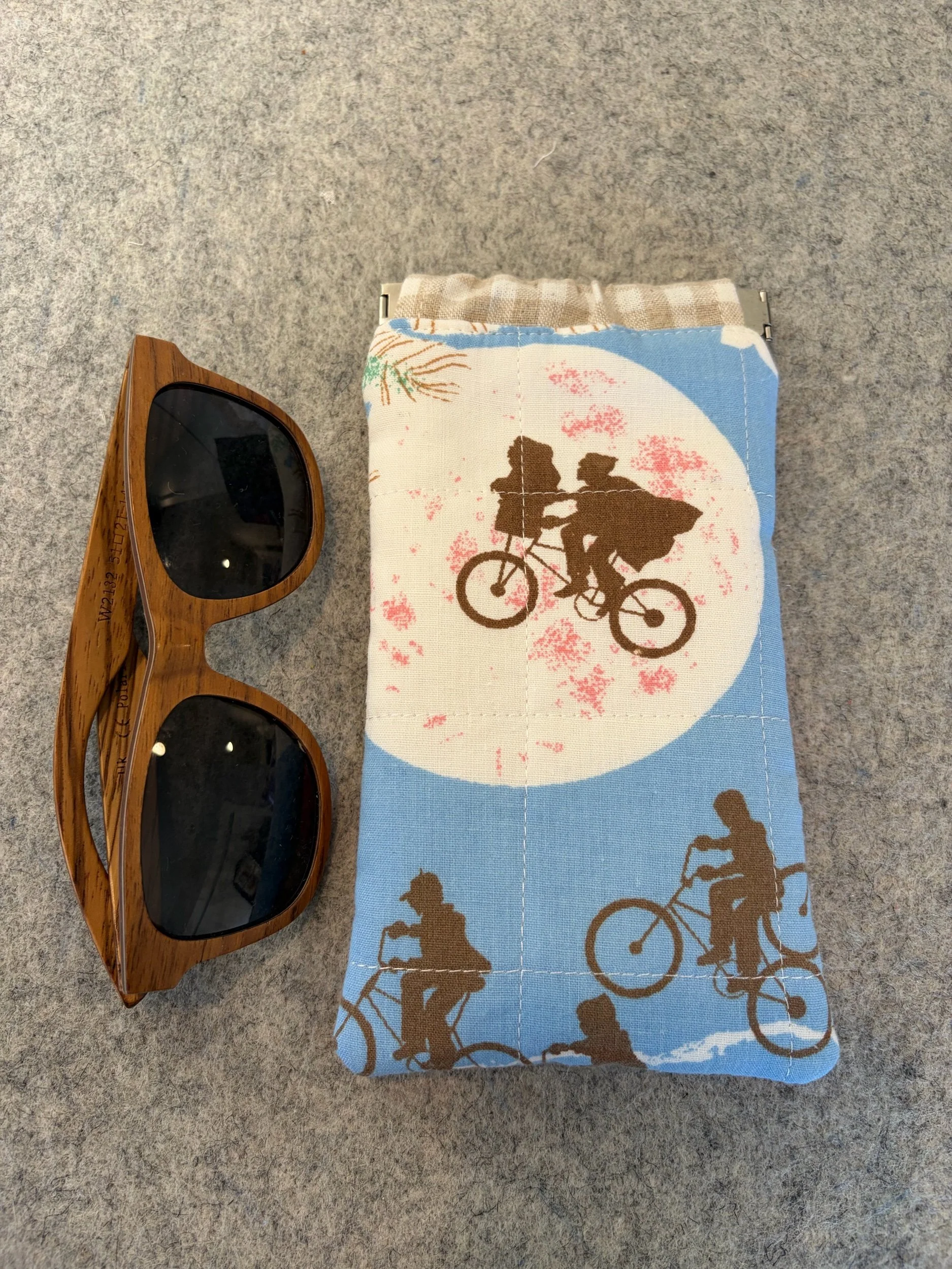 Upcycled E.T. Movie Sunglass Pouch