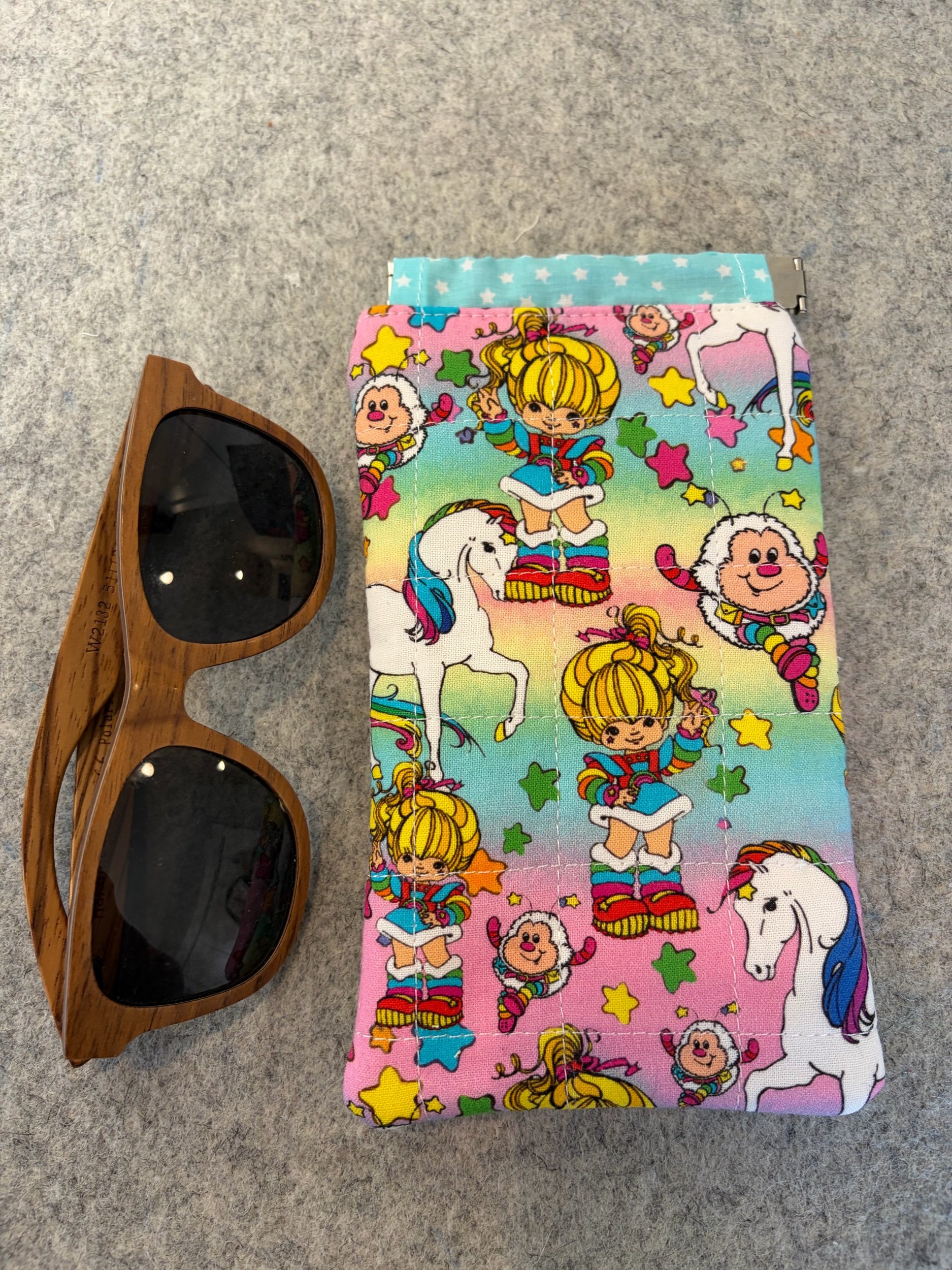Rainbow Brite Sunglass Pouch