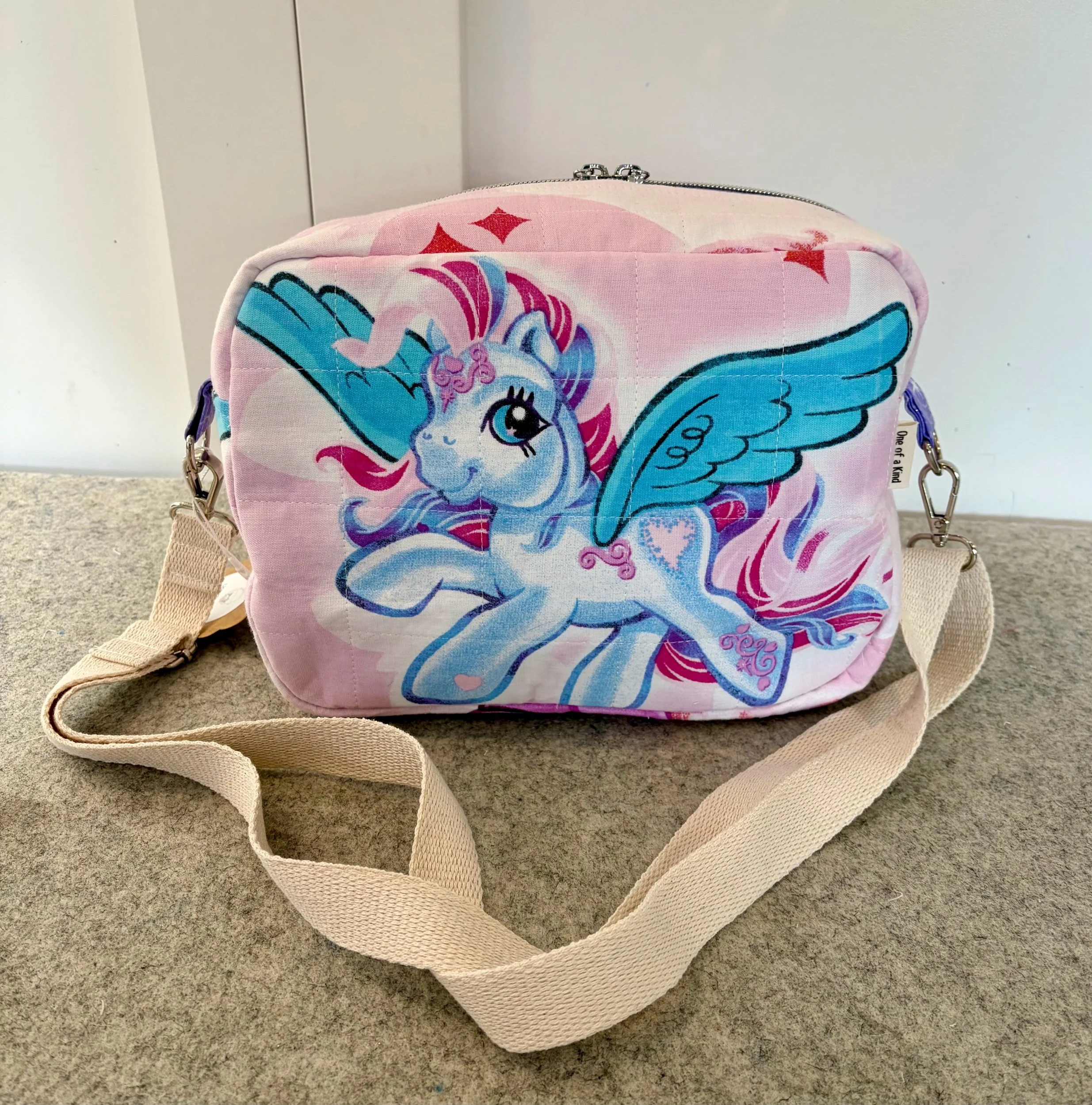Upcycled My Little Pony Crossbody Bag