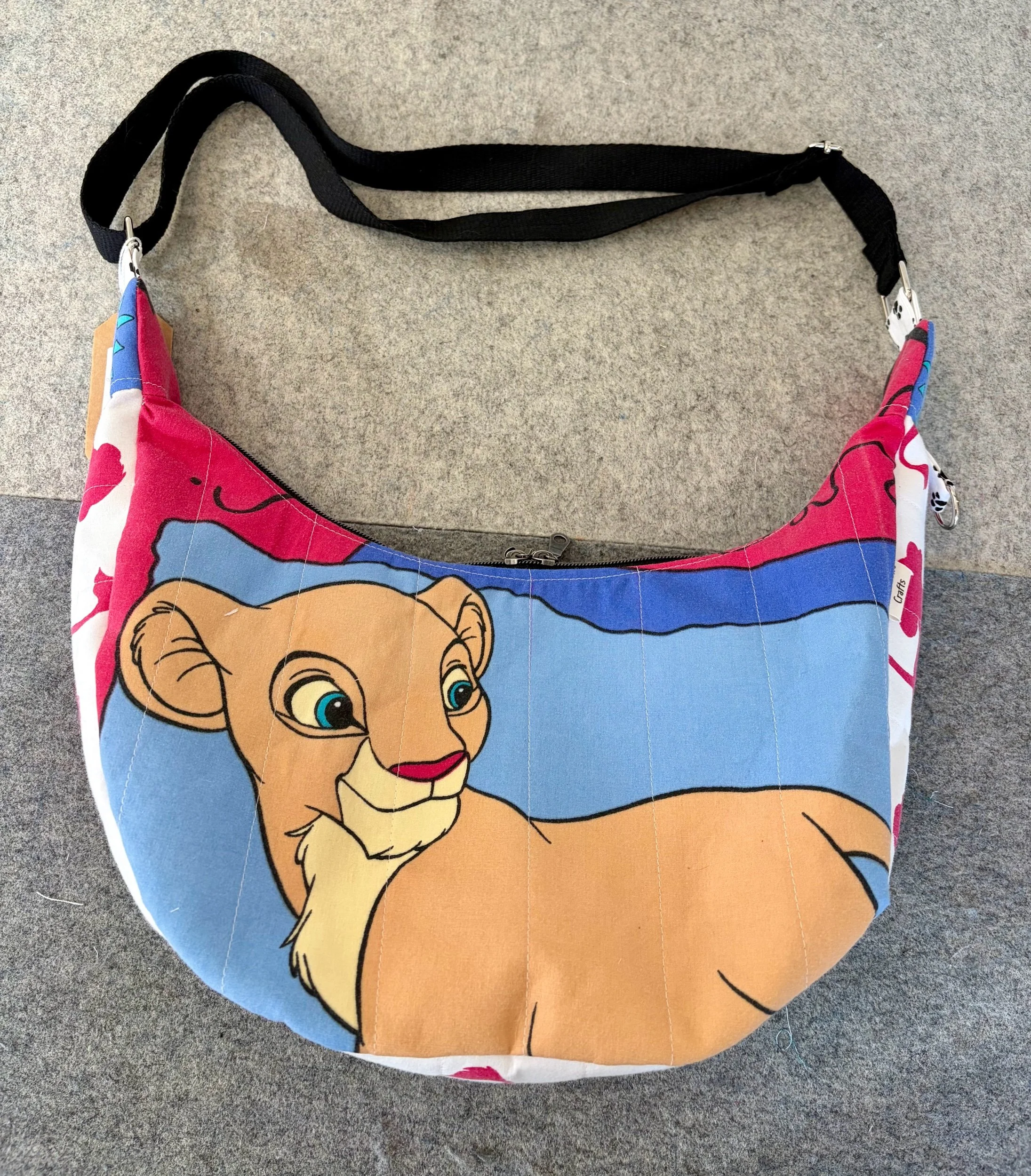 Upcycled Disney The Lion King Shoulder Bag
