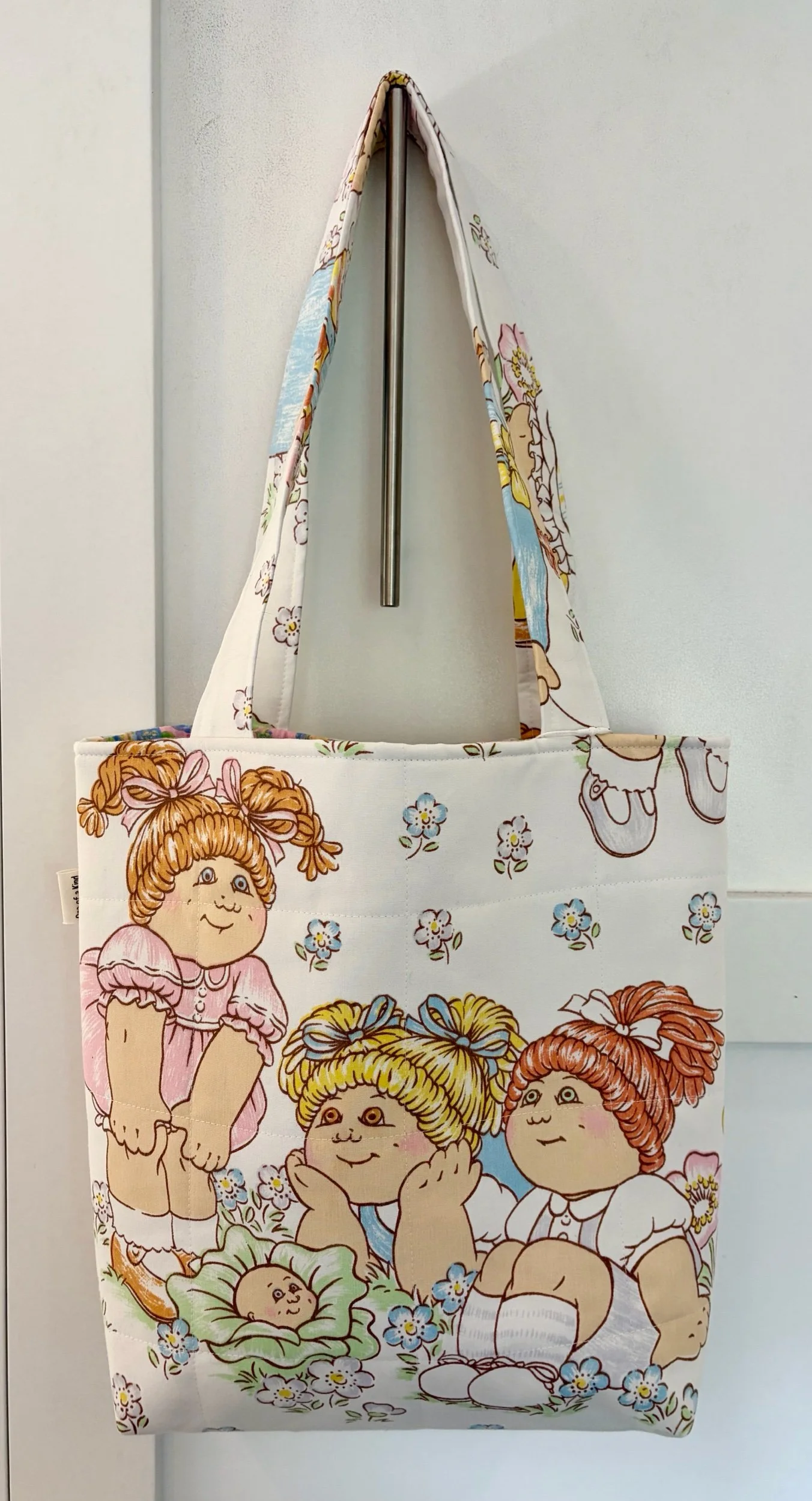Upcycled Cabbage Patch Kids Large Tote