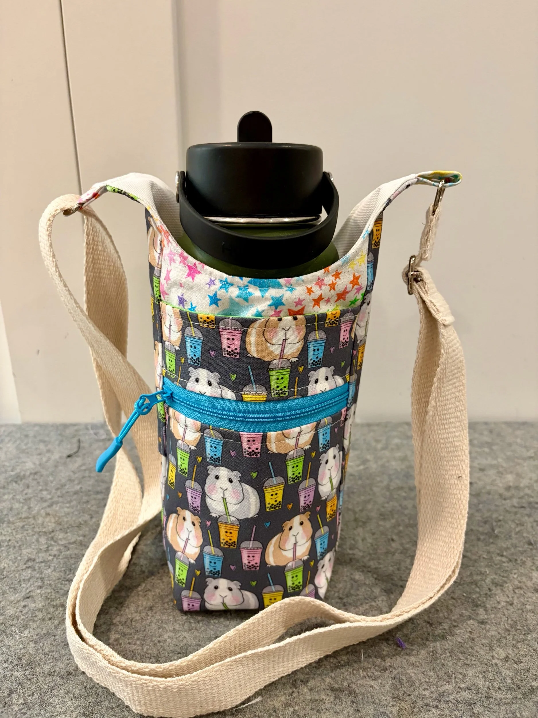 Guinea Pigs and Boba Tea Water Bottle Holder