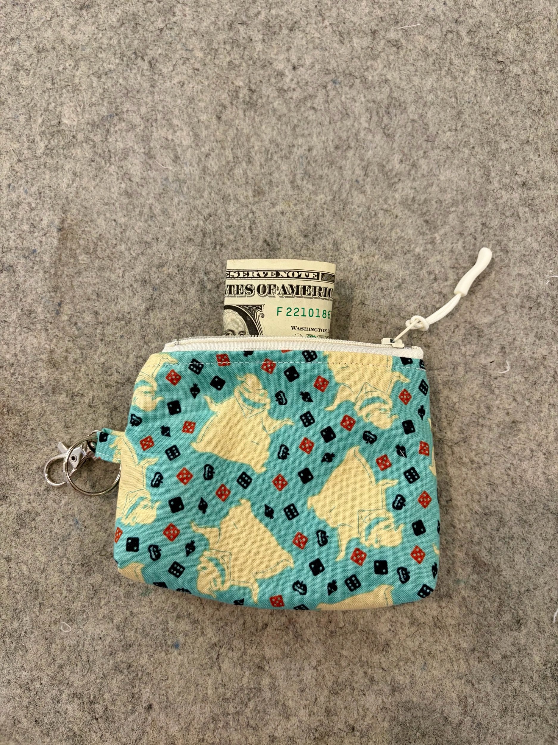 Disney Nightmare Before Christmas Small Zippered Pouch