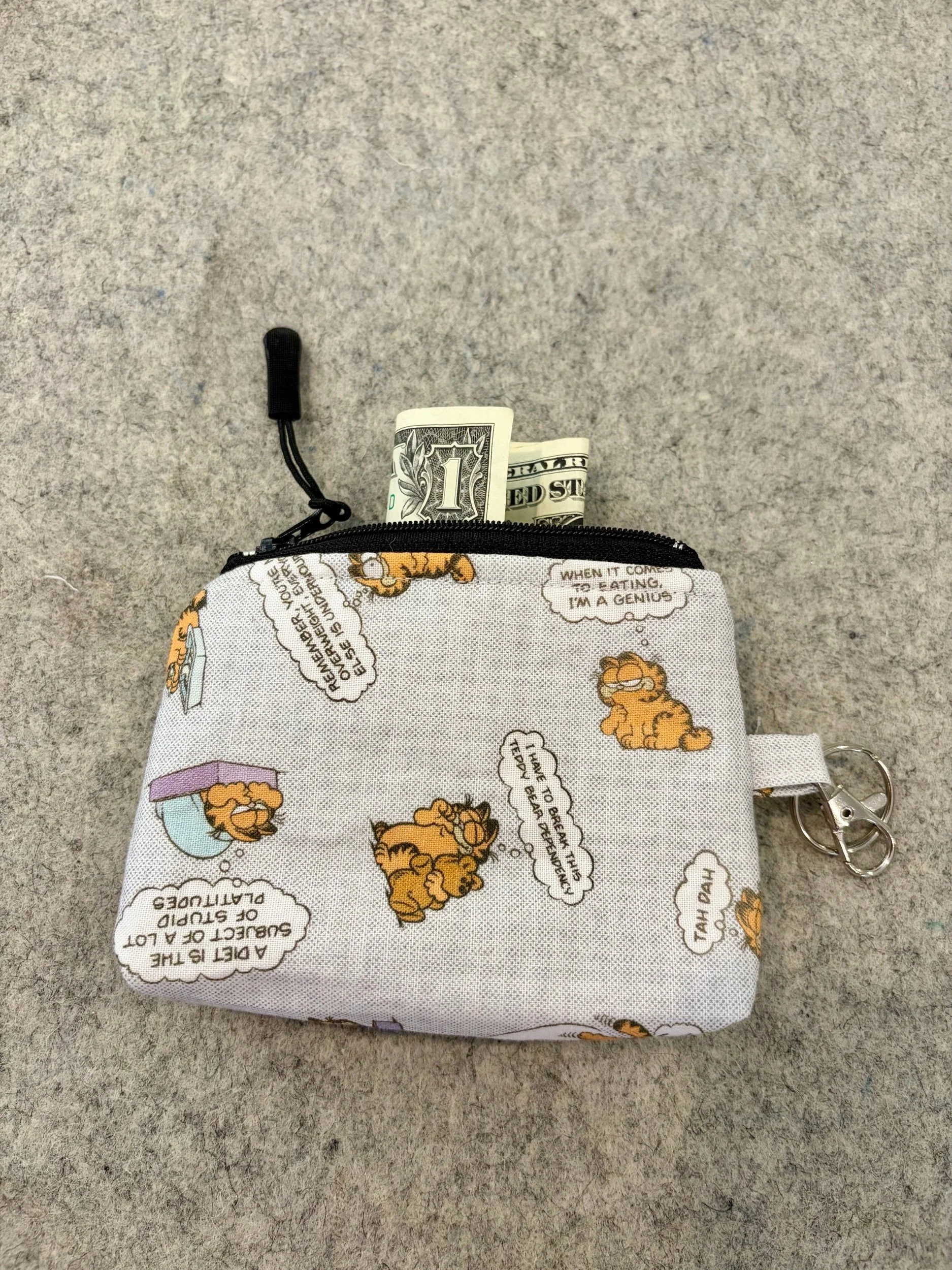 Garfield Small Zippered Pouch